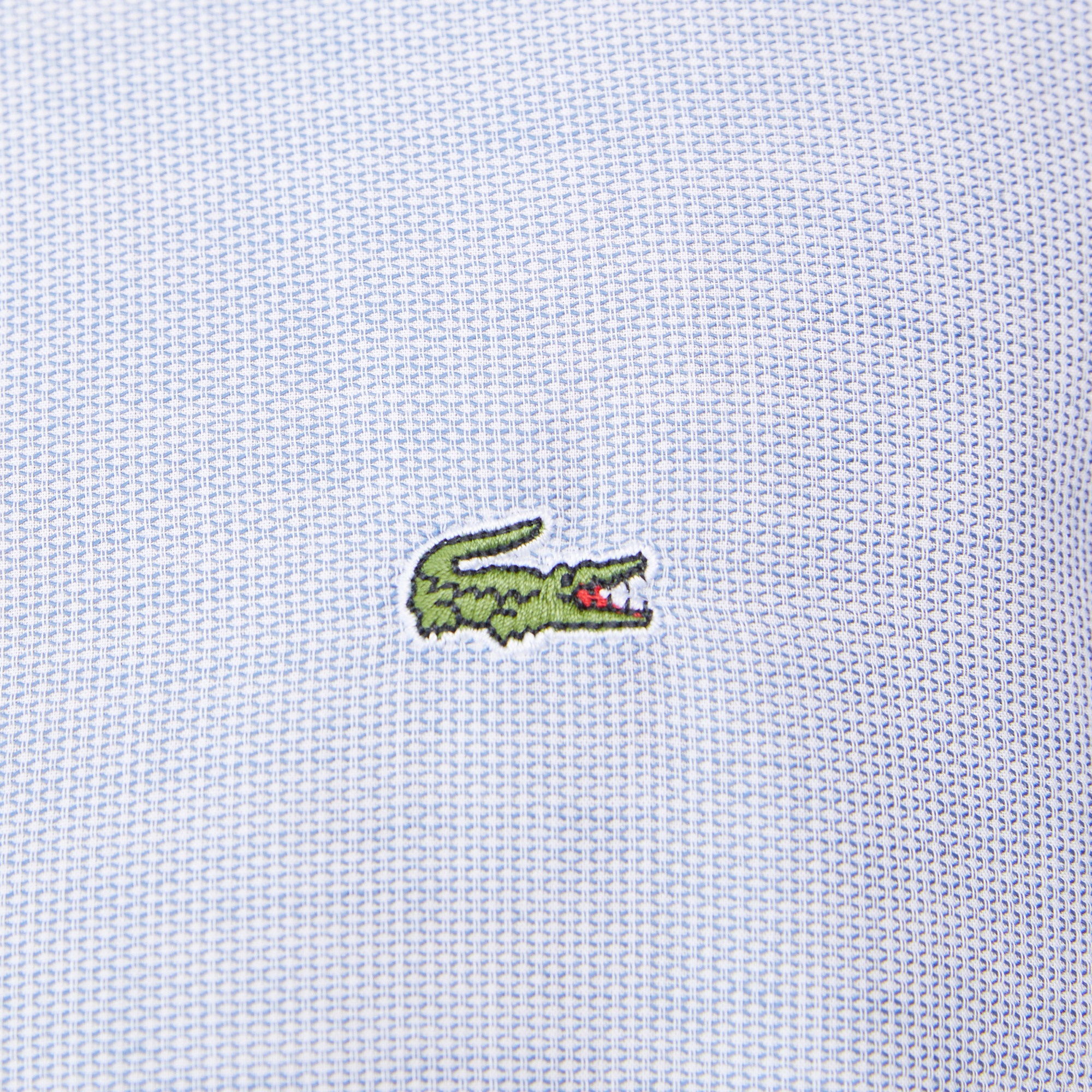 Lacoste Erkek Slim Fit Desenli Mavi Gömlek