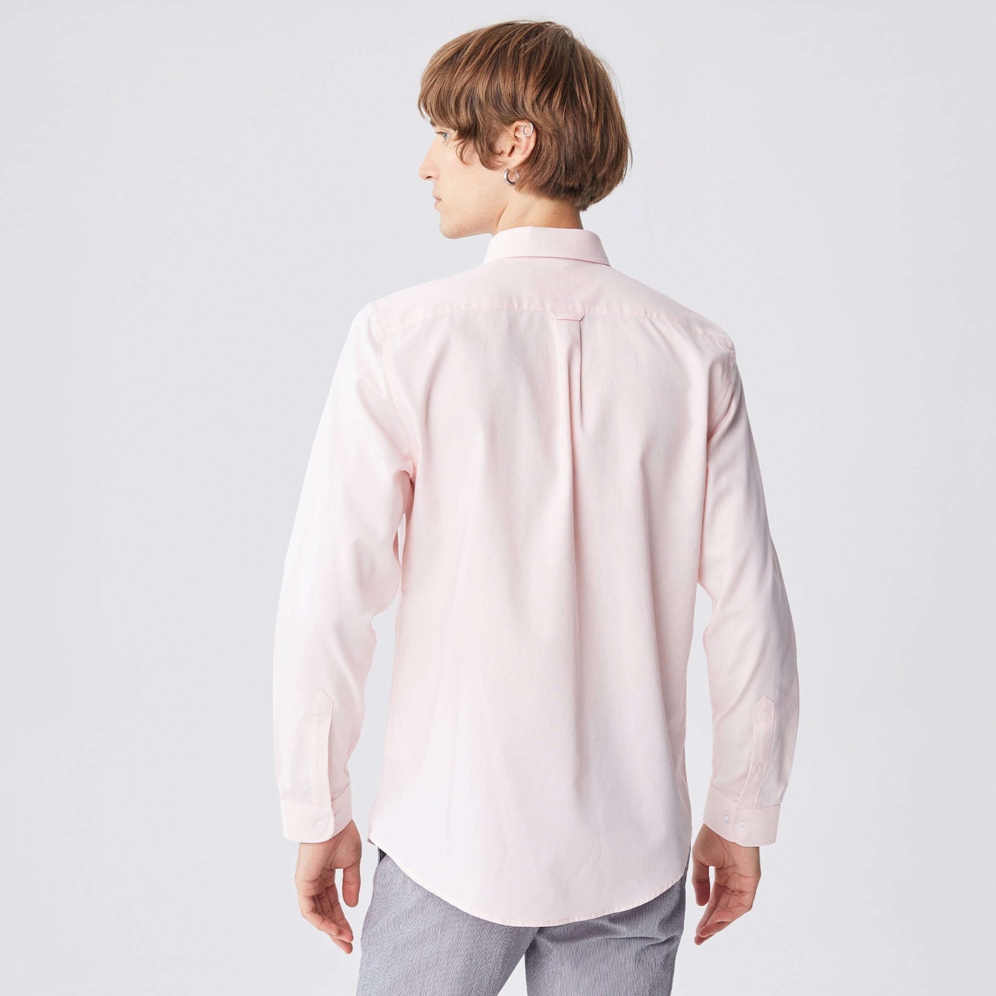 Lacoste Erkek Slim Fit Pembe Gömlek