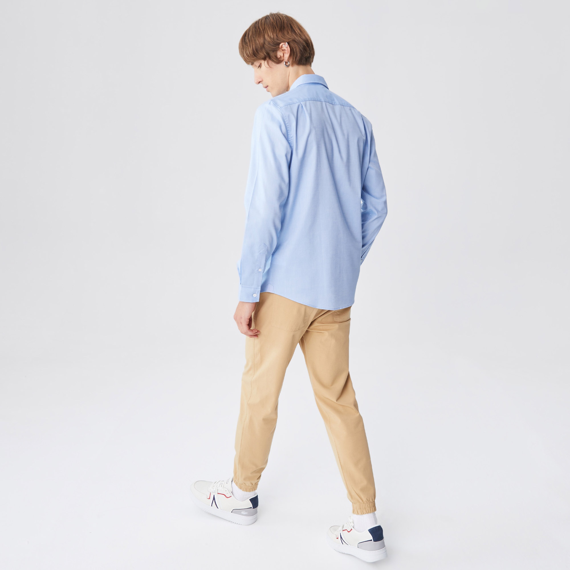 Lacoste Erkek Slim Fit Mavi Gömlek