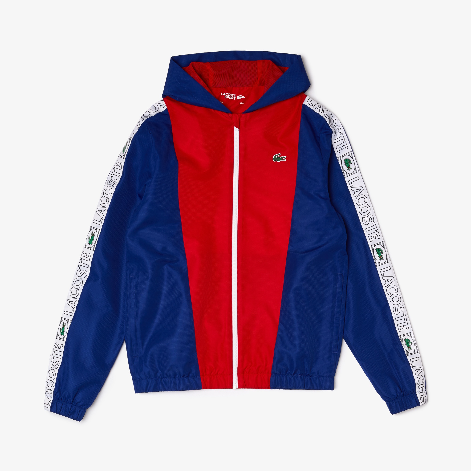 Lacoste SPORT Erkek Regular Fit Kapüşonlu Renk Bloklu Lacivert Eşofman Takımı