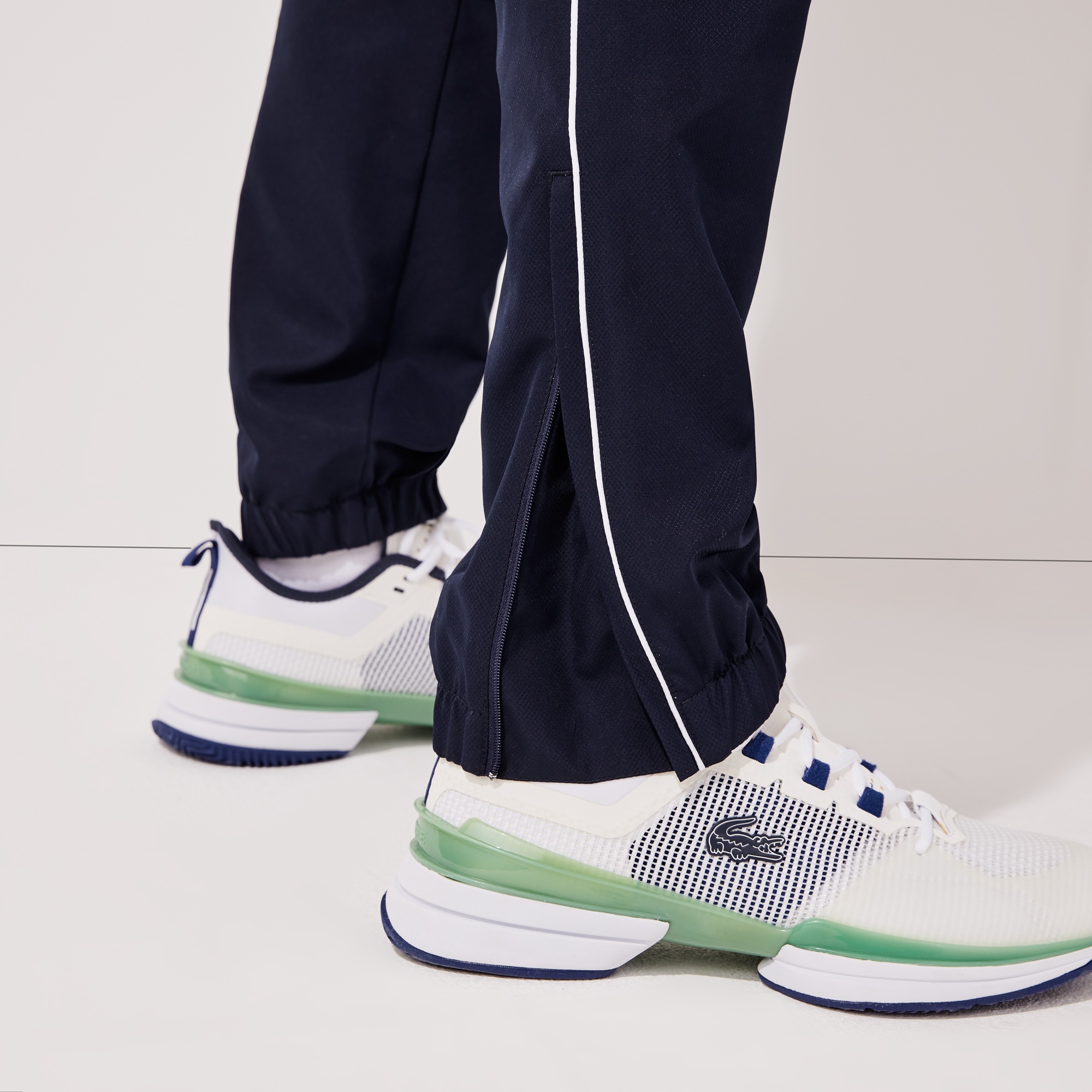 Lacoste SPORT Erkek Regular Fit Dik Yaka Renk Bloklu Lacivert Eşofman Takımı