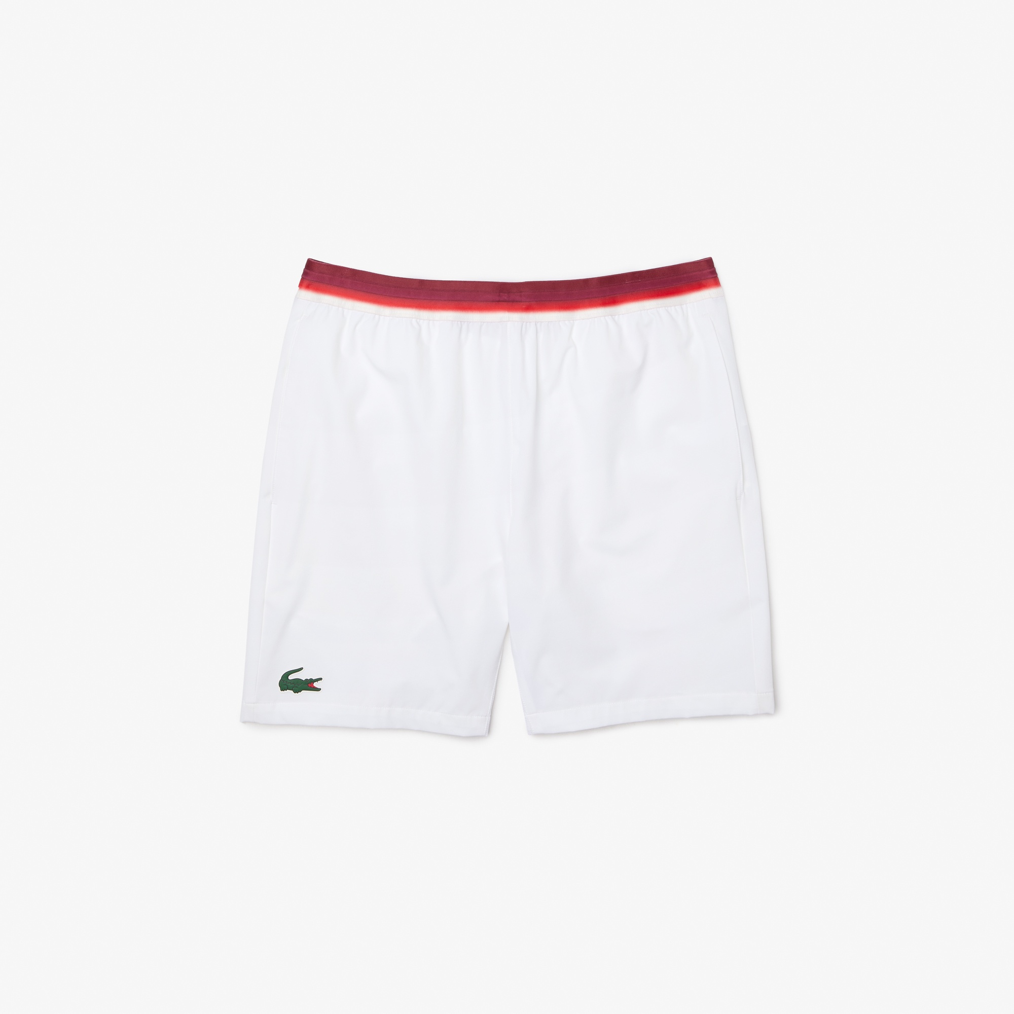 Lacoste SPORT x Novak Djokovic Erkek Regular Fit Beyaz Şort