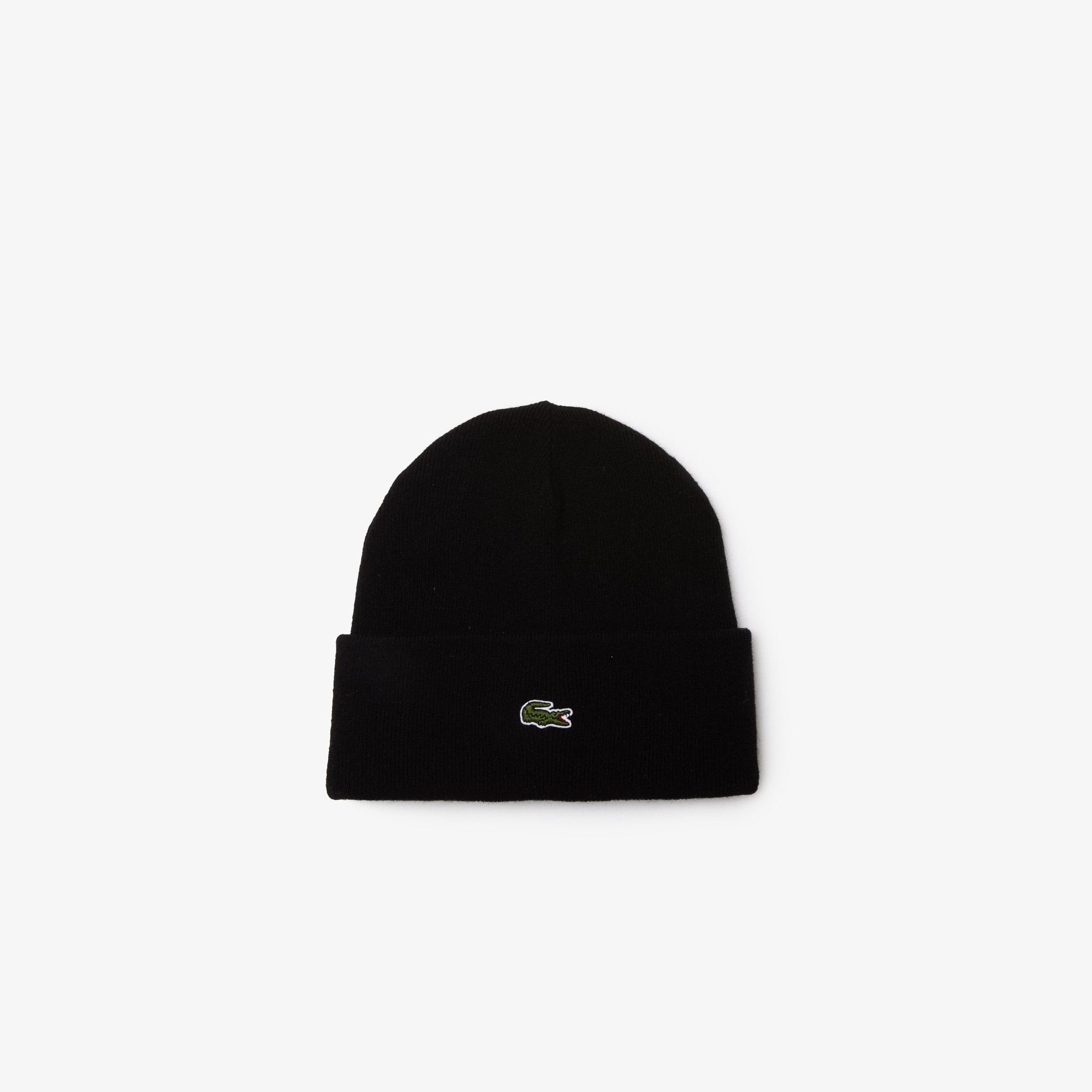 Lacoste Unisex Siyah Yün Bere