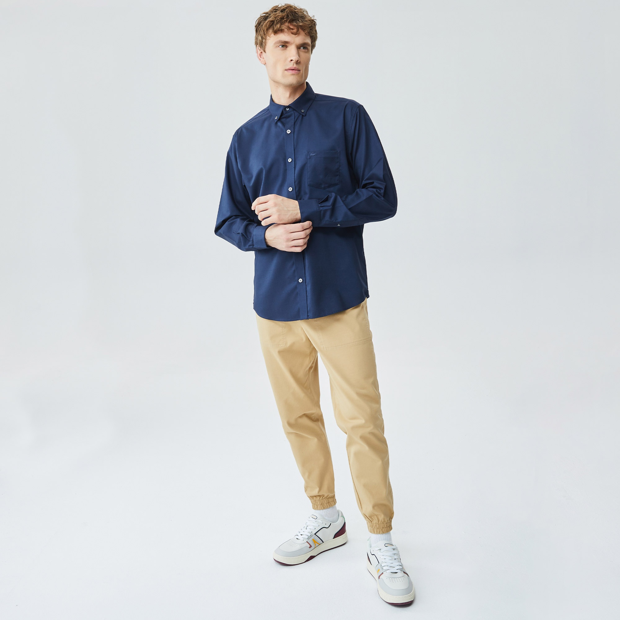 Lacoste Erkek Regular Fit Lacivert Gömlek