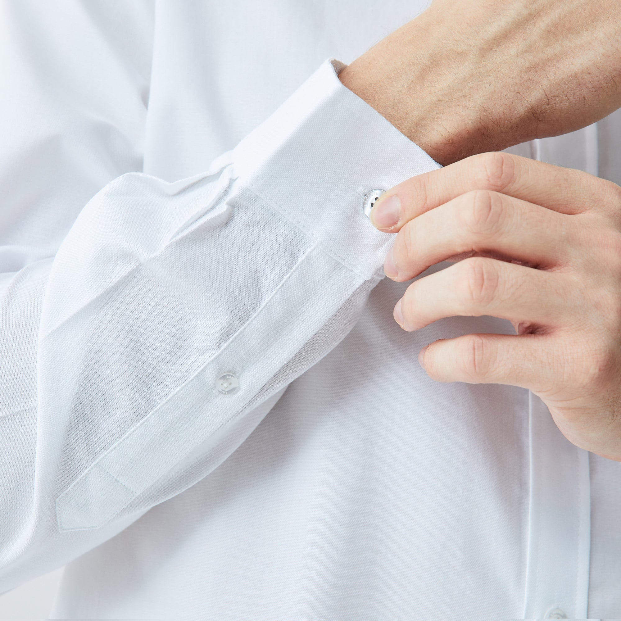 Lacoste Erkek Slim Fit Beyaz Gömlek