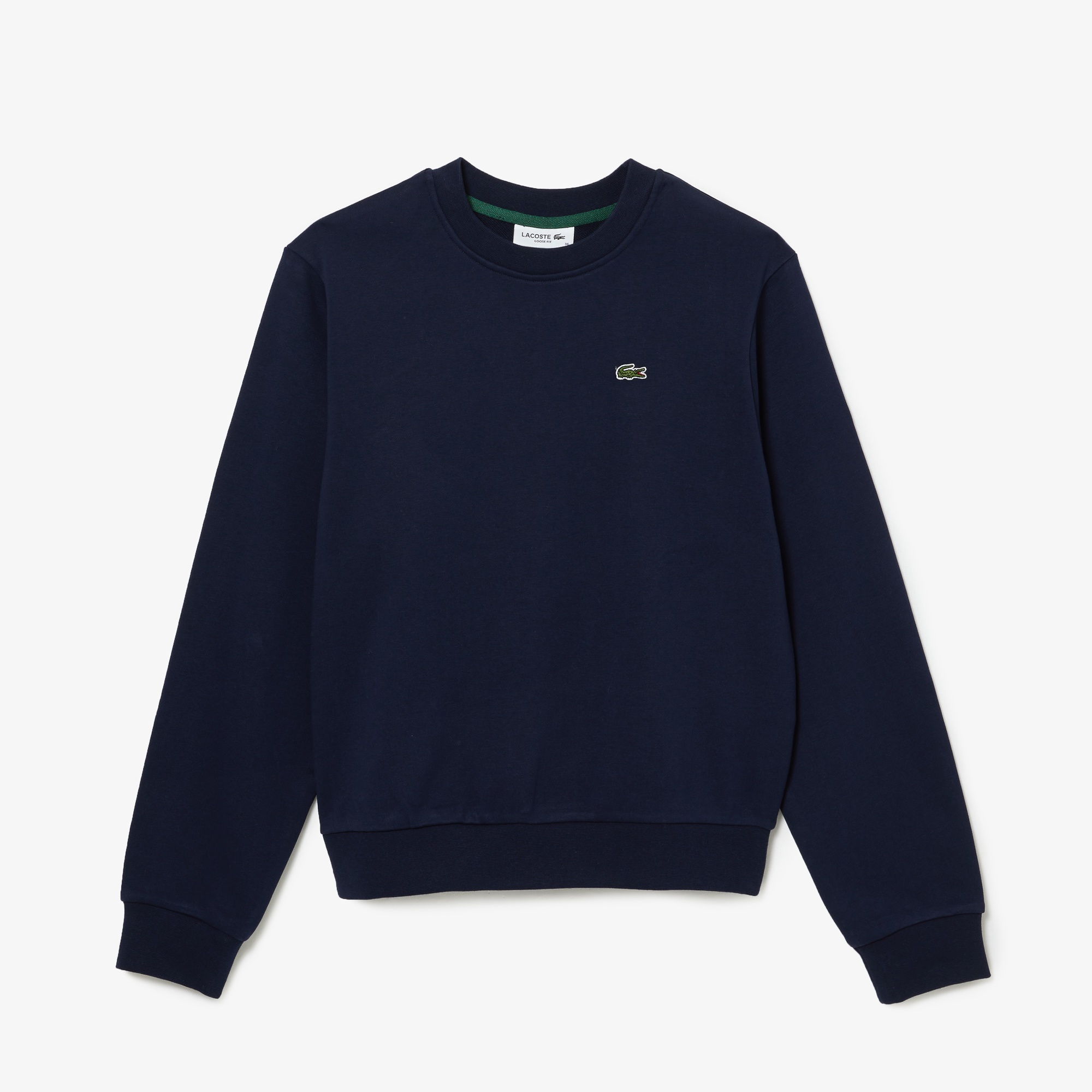 Lacoste Kadın Regular Fit Bisiklet Yaka Lacivert Sweatshirt