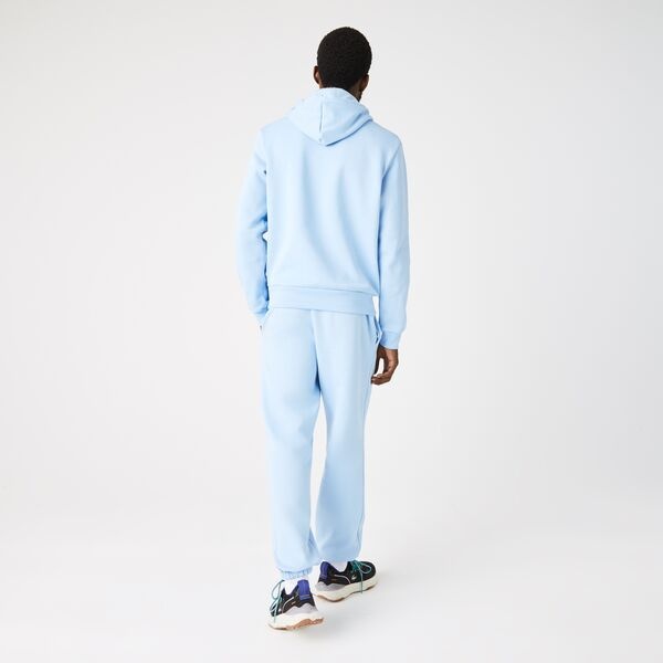 Lacoste Erkek Classic Fit Kapüşonlu Açık Mavi Sweatshirt