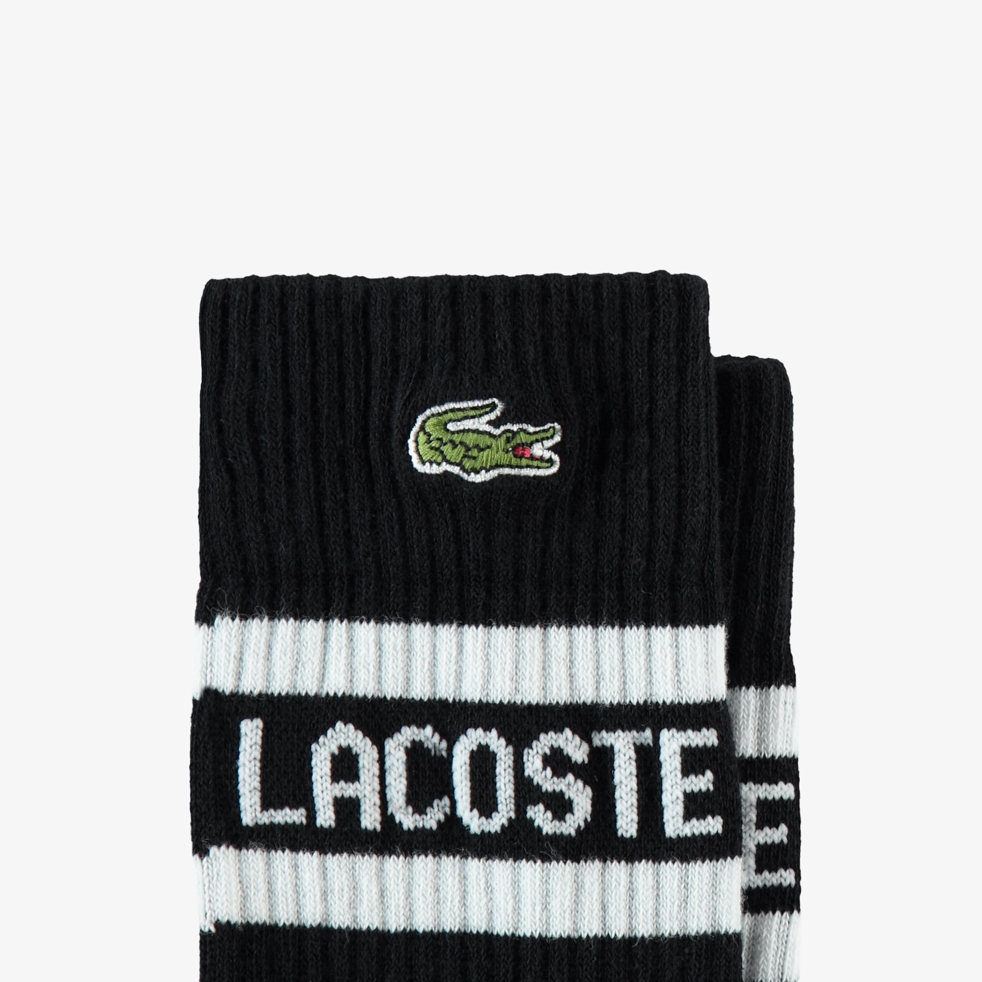 Lacoste Erkek Baskılı Siyah Çorap
