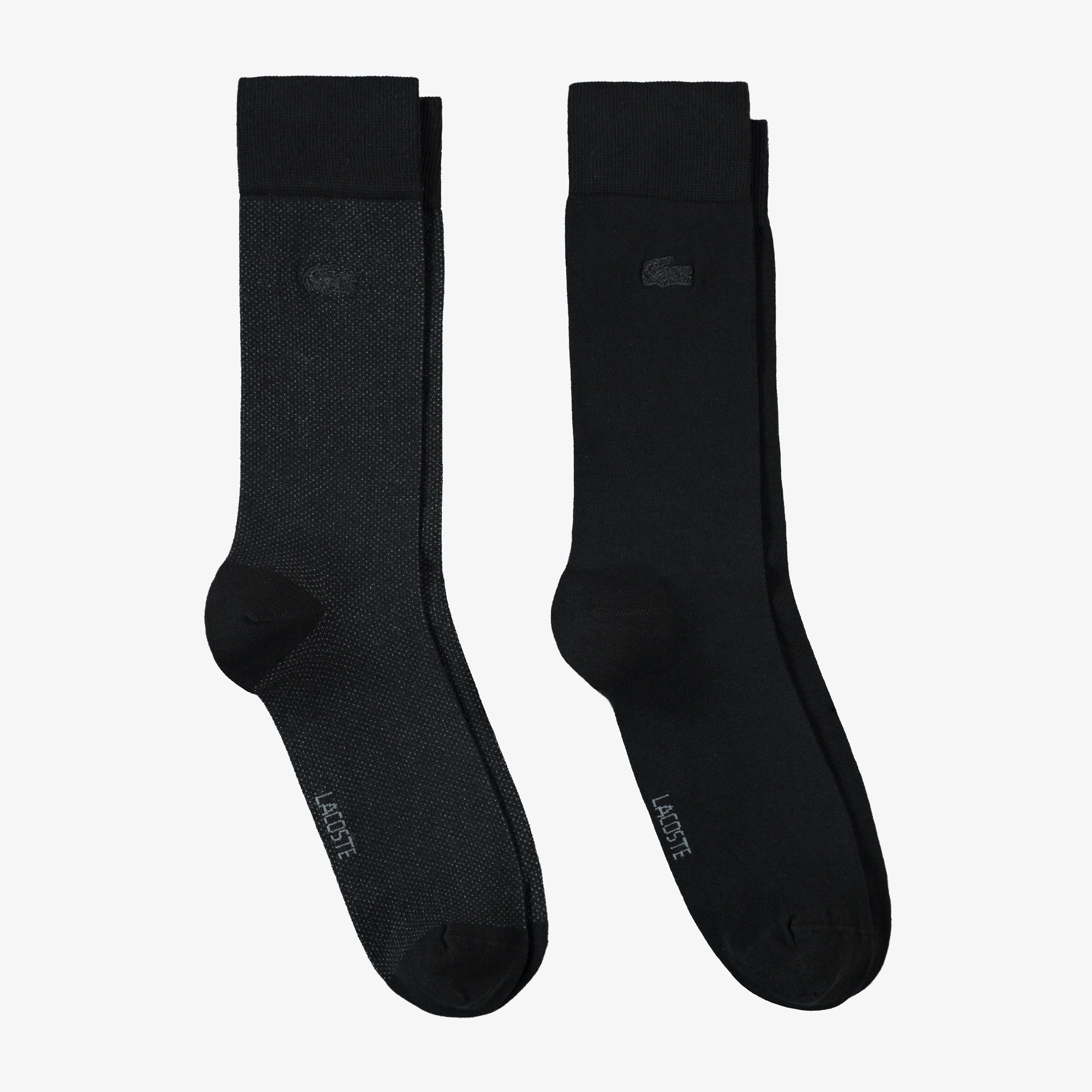 Lacoste Erkek Siyah 2'li Çorap