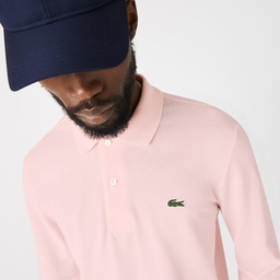 Lacoste Erkek Classic Fit Uzun Kollu L.12.12 Pembe Polo Pembe