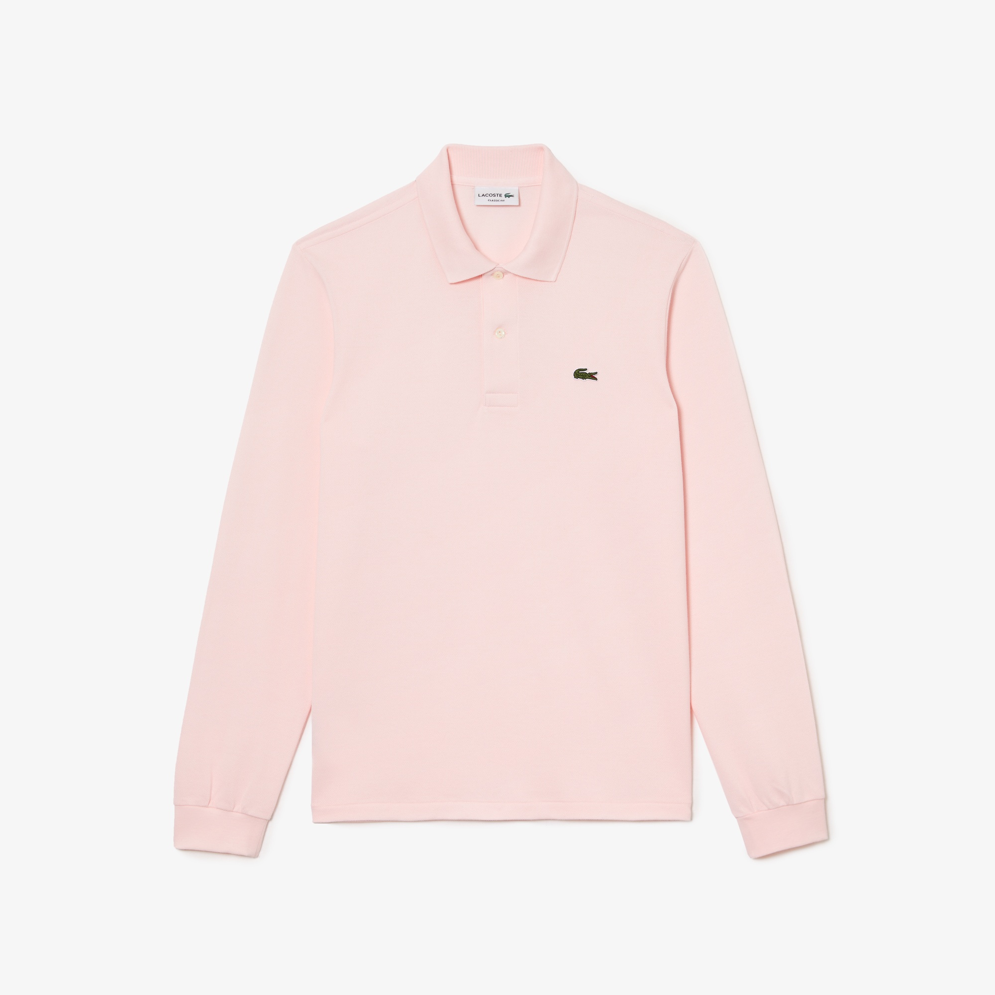 Lacoste Erkek Classic Fit Uzun Kollu L.12.12 Pembe Polo