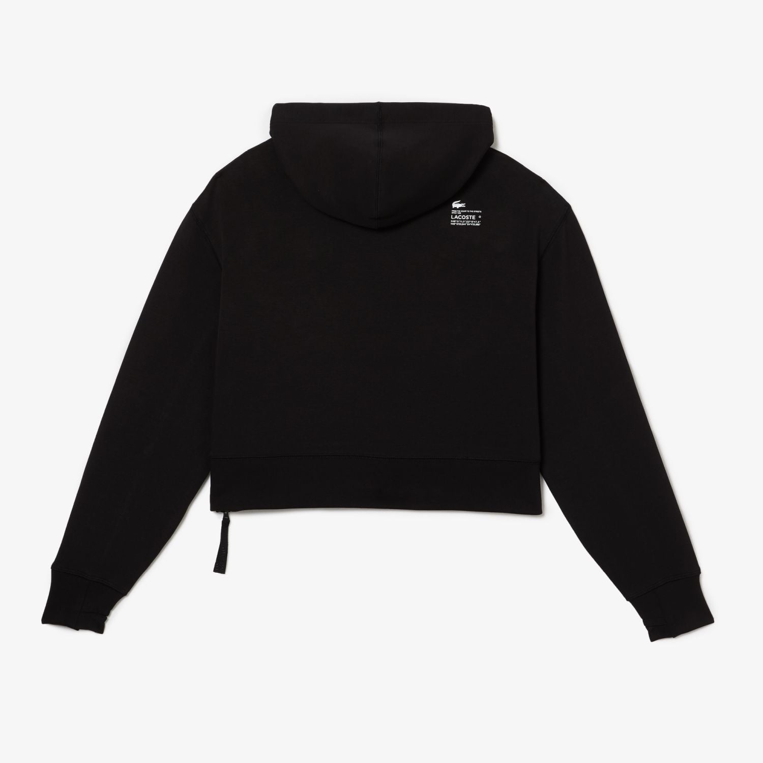 Kadın Relaxed Fit Kapüşonlu Siyah Sweatshirt