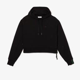 Kadın Relaxed Fit Kapüşonlu Siyah Sweatshirt Siyah