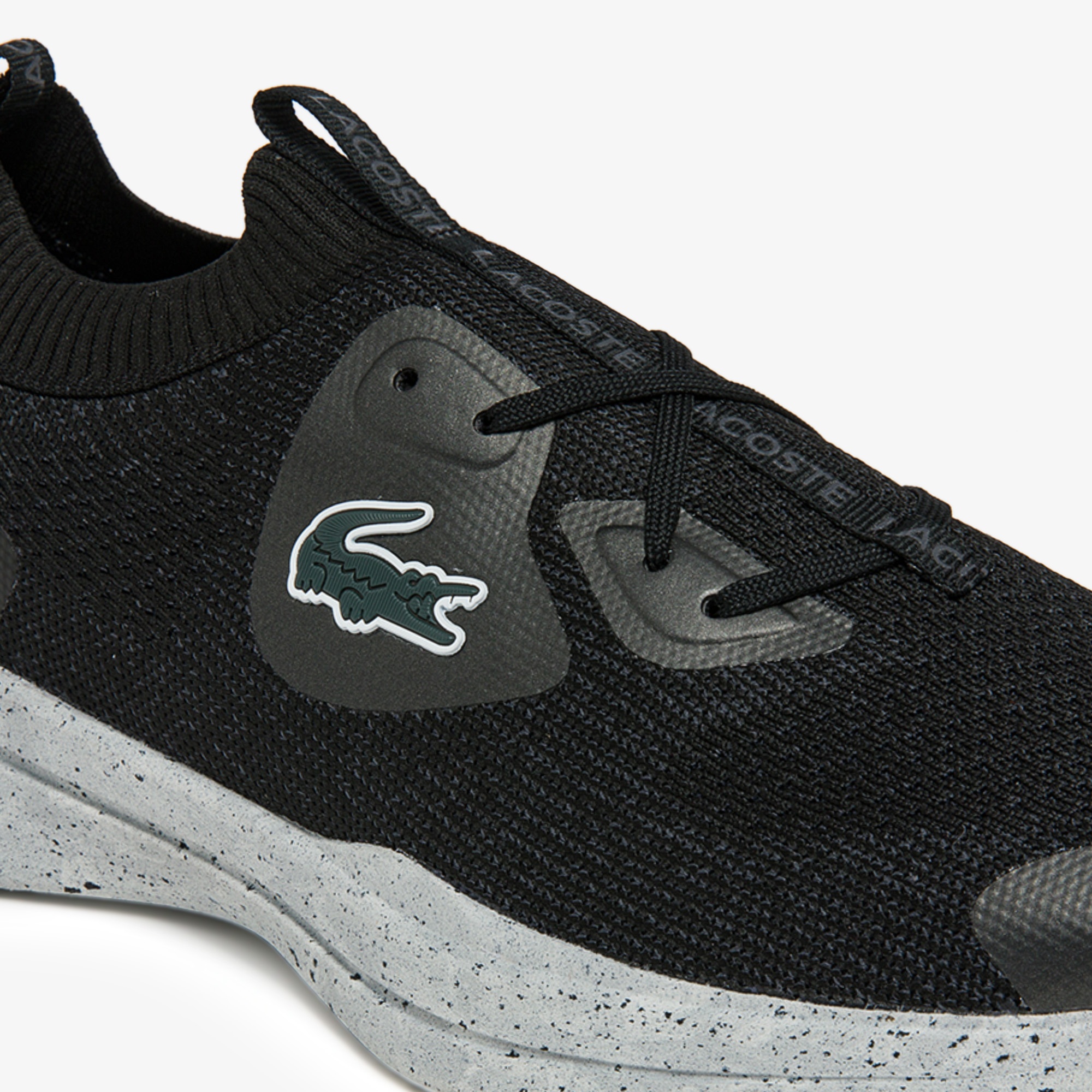Lacoste SPORT Run Spin Eco Erkek Siyah Sneaker