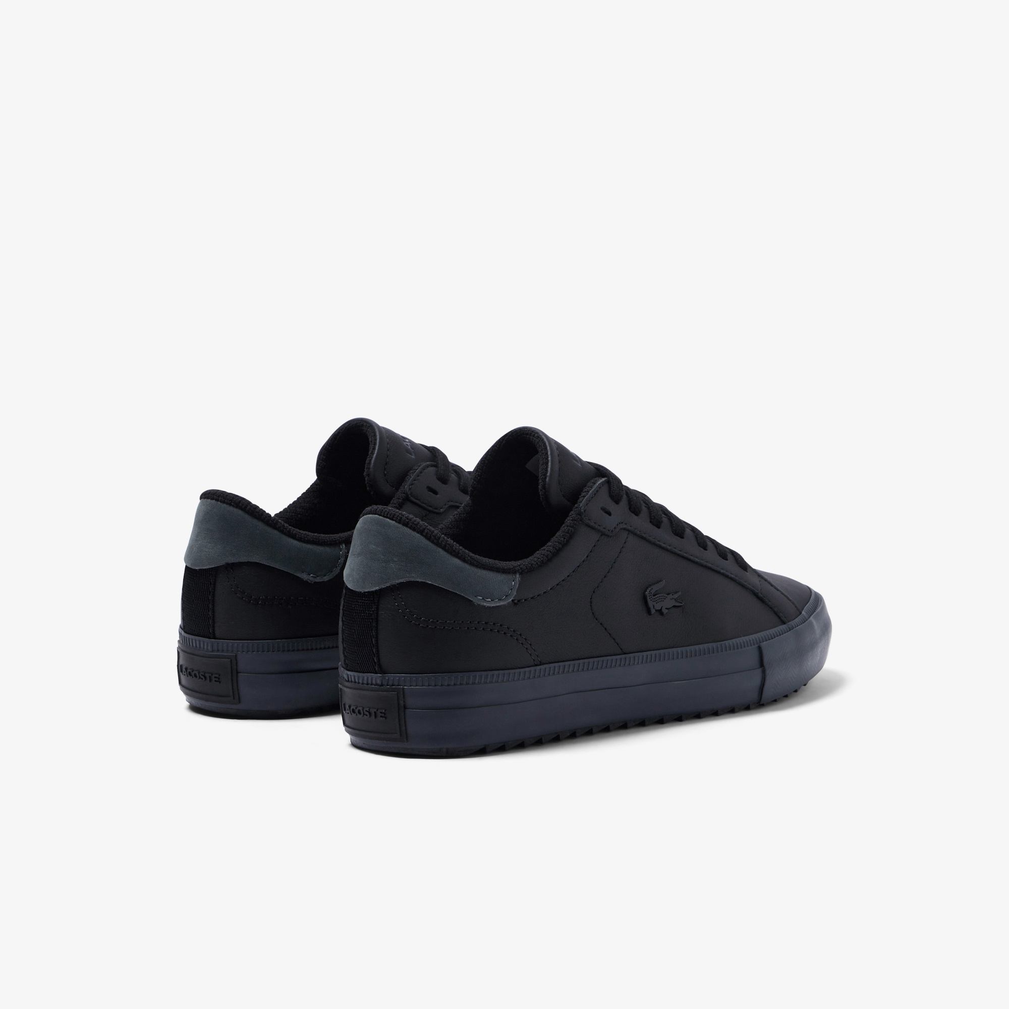Lacoste SPORT Powercourt Erkek Deri Siyah Sneaker