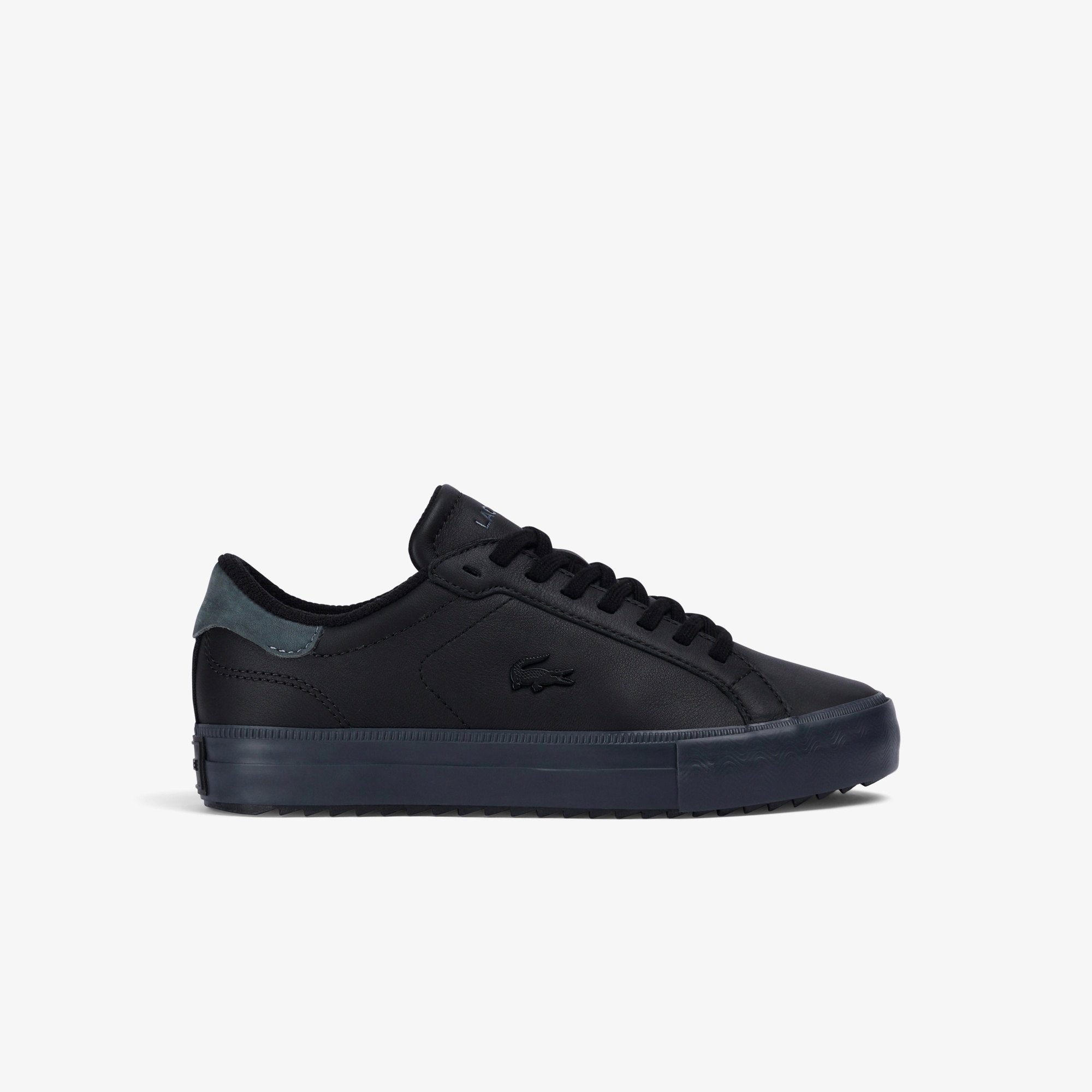 Lacoste SPORT Powercourt Erkek Deri Siyah Sneaker