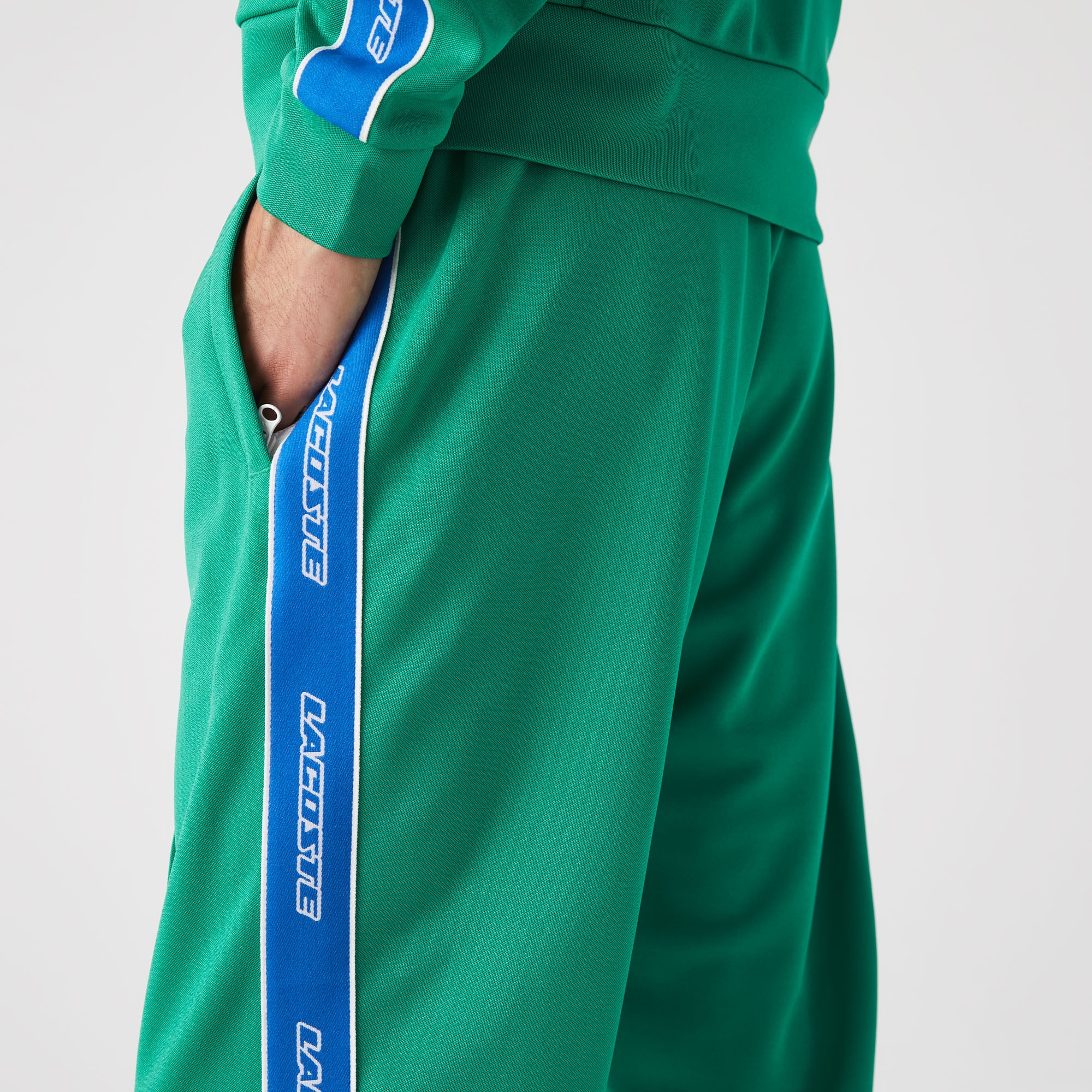 Lacoste Erkek Tapered Fit Baskılı Jogger Yeşil Eşofman Altı