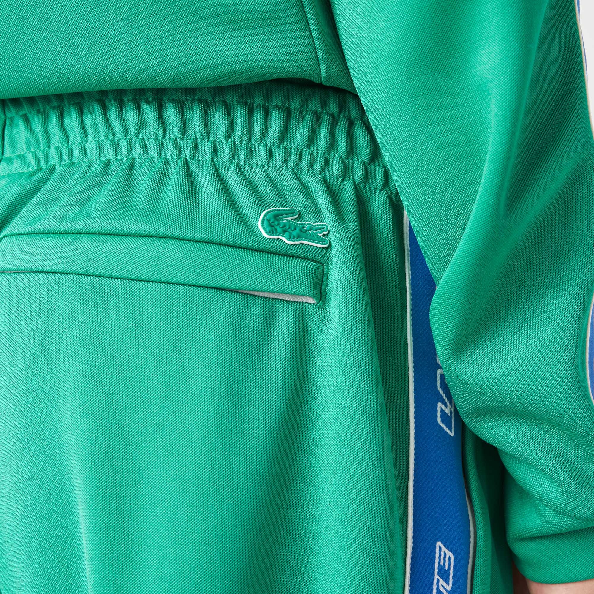 Lacoste Erkek Tapered Fit Baskılı Jogger Yeşil Eşofman Altı