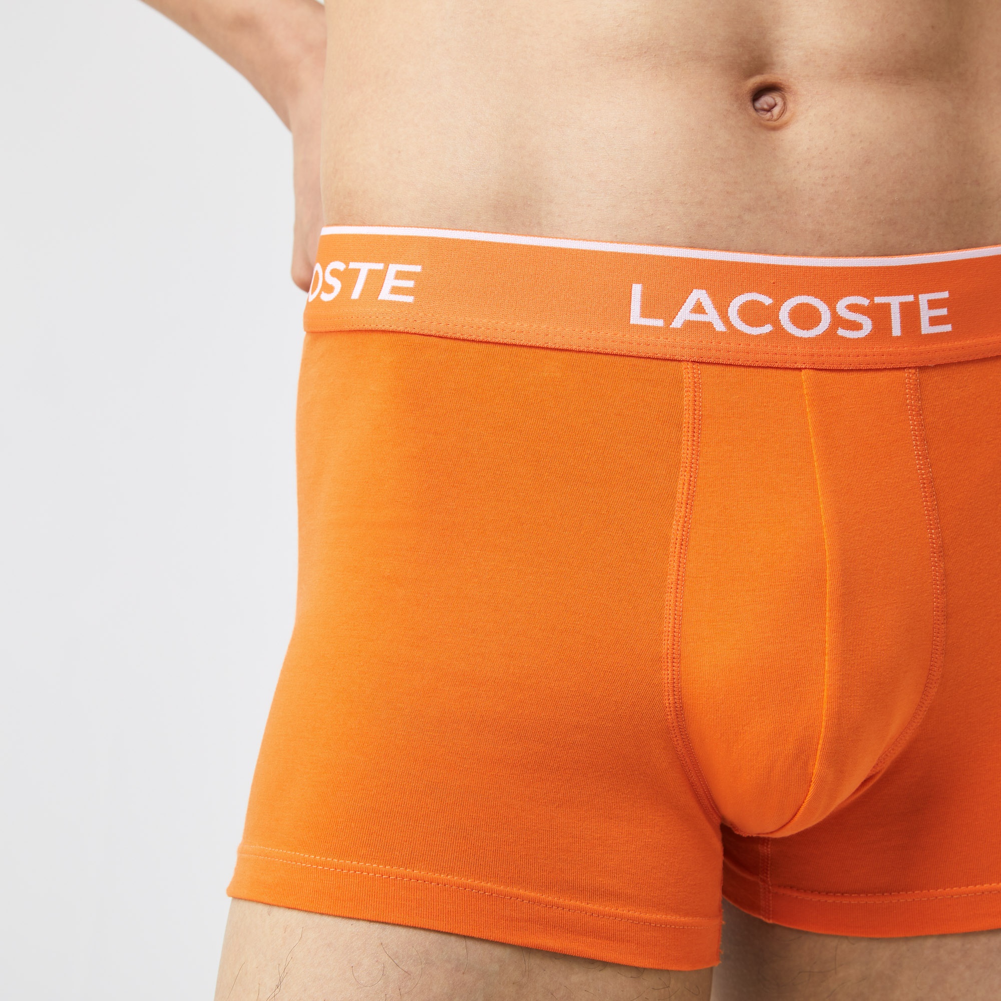 Lacoste Erkek 3'lü Renkli Boxer