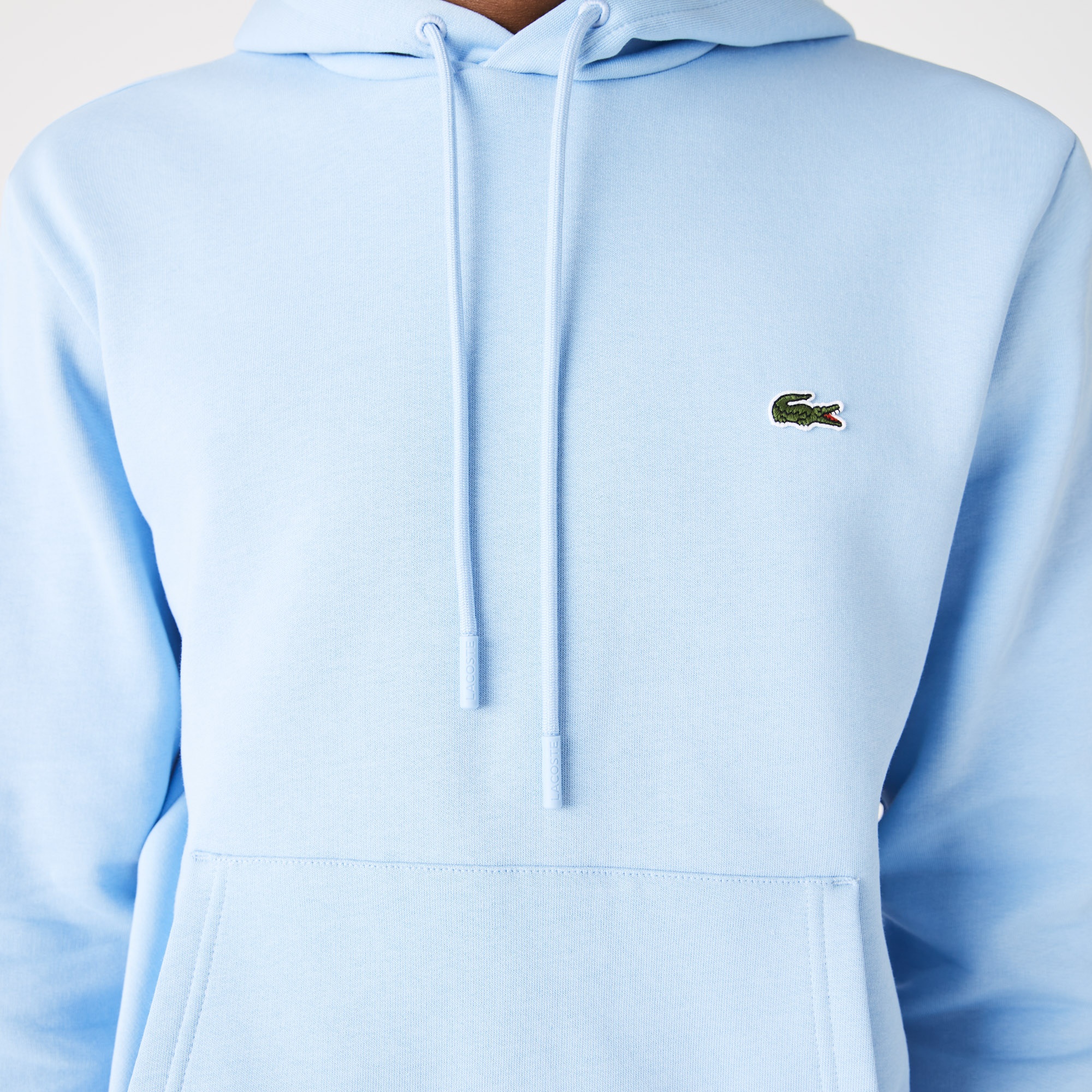 Lacoste Erkek Classic Fit Kapüşonlu Açık Mavi Sweatshirt