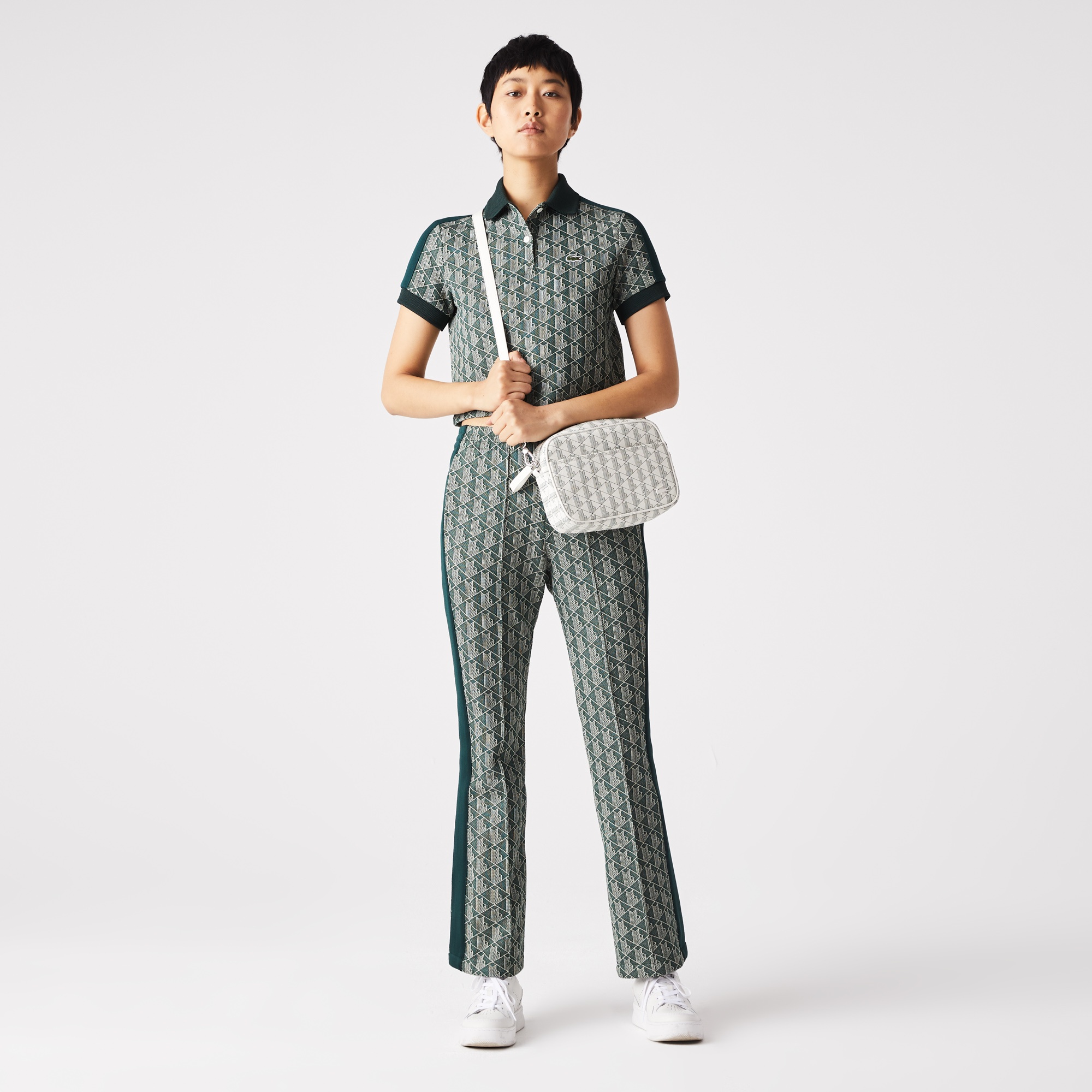 Lacoste Daily Lifestyle Kadın Ekru Postacı Çantası