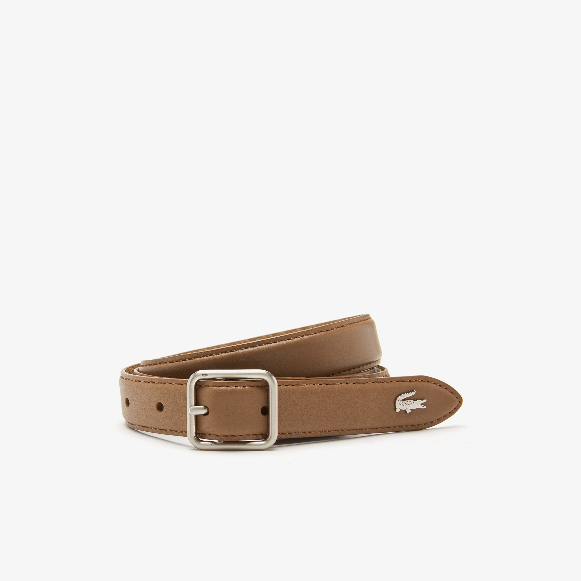 Lacoste Elegance Kadın Deri Kahverengi Kemer
