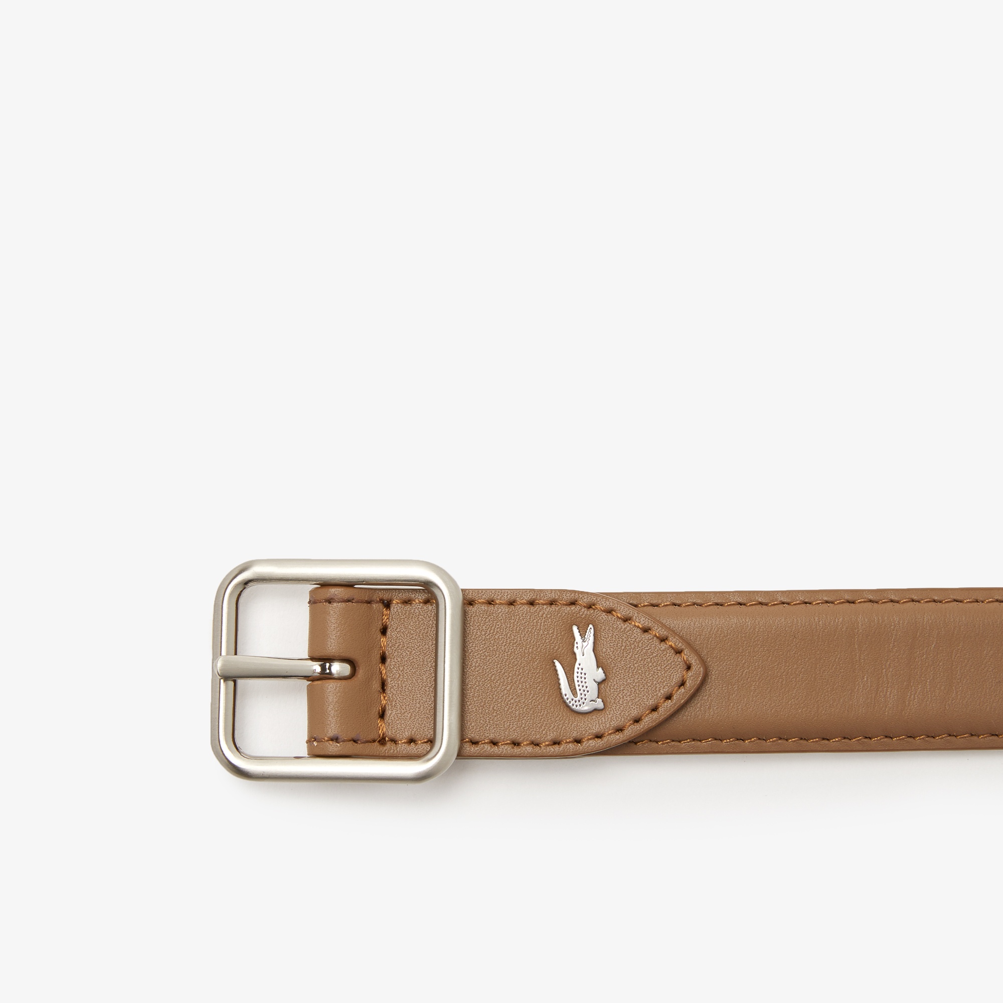 Lacoste Elegance Kadın Deri Kahverengi Kemer