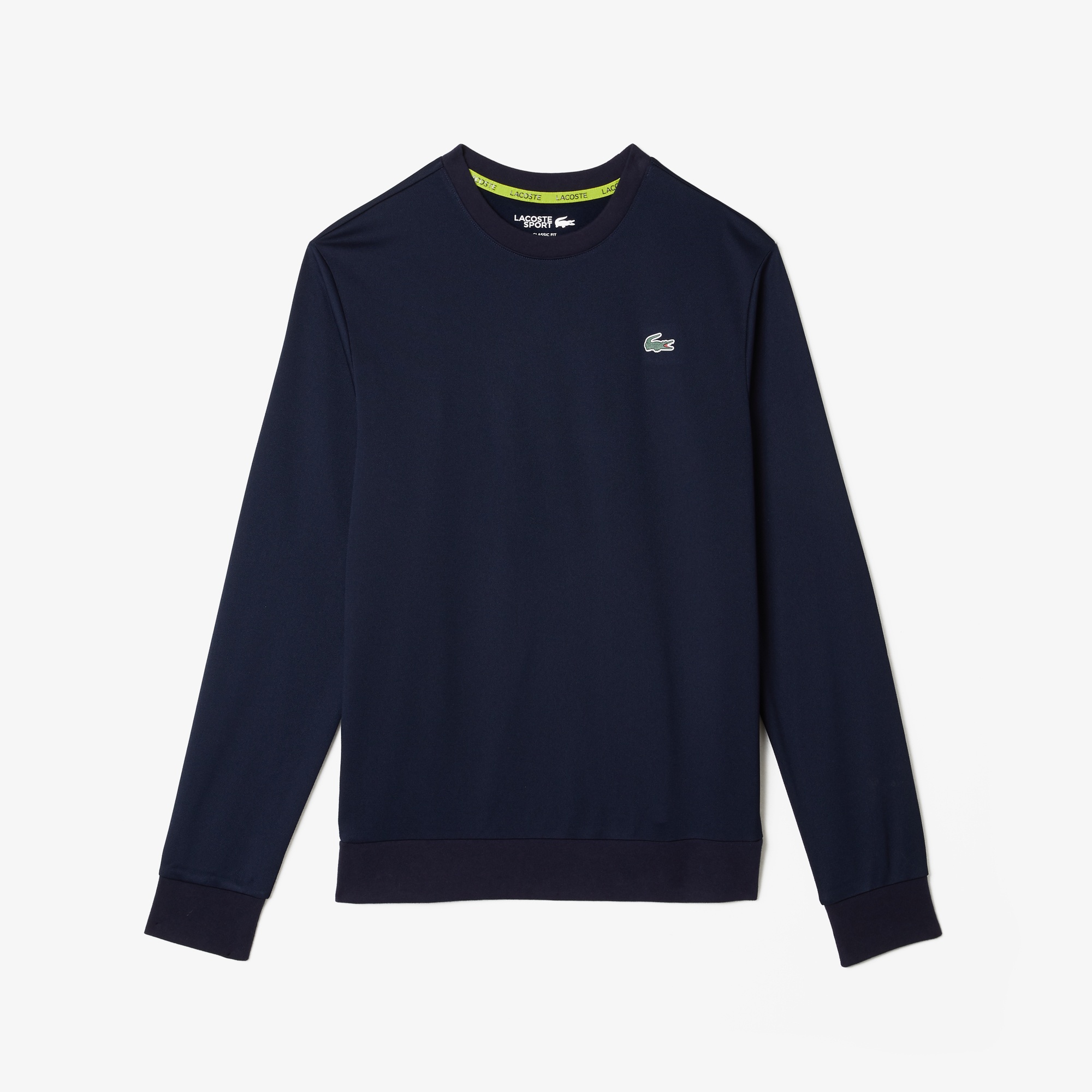 Lacoste SPORT Erkek Classic Fit Bisiklet Yaka Lacivert Sweatshirt