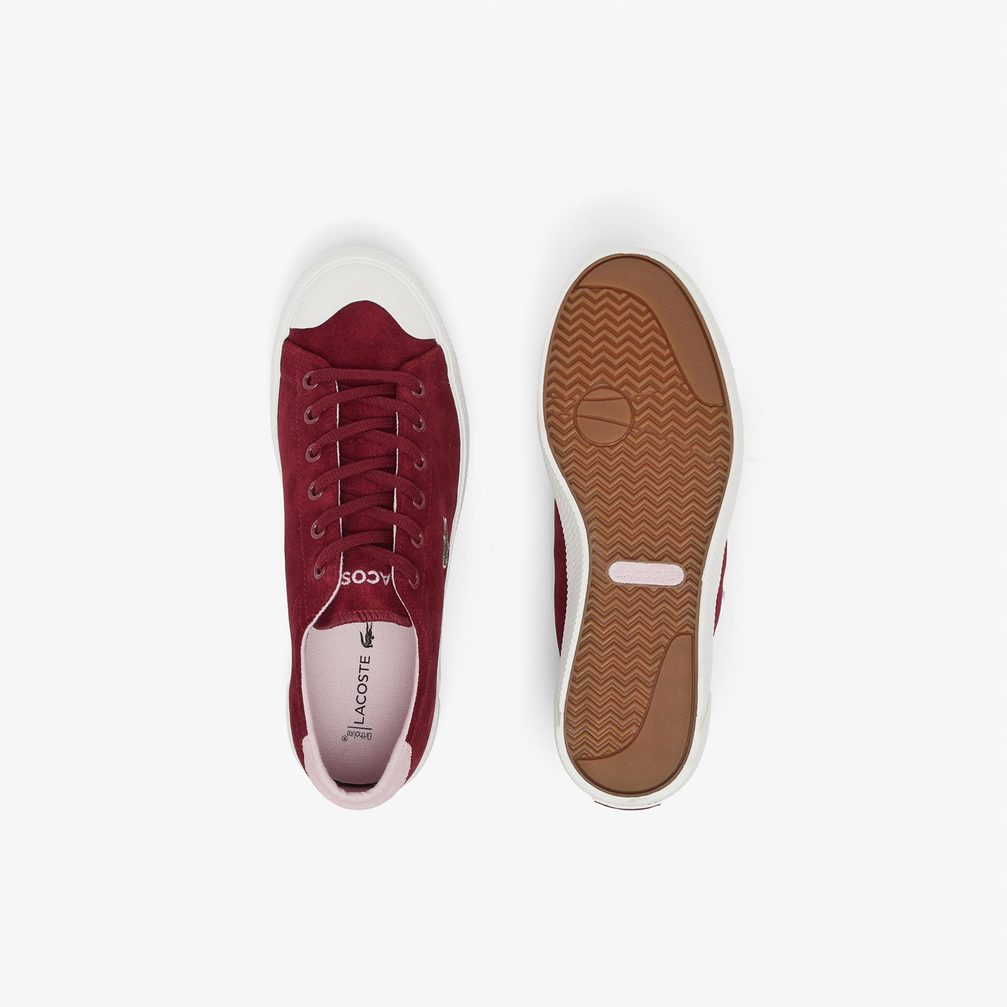Lacoste Gripshot Kadın Bordo Sneaker