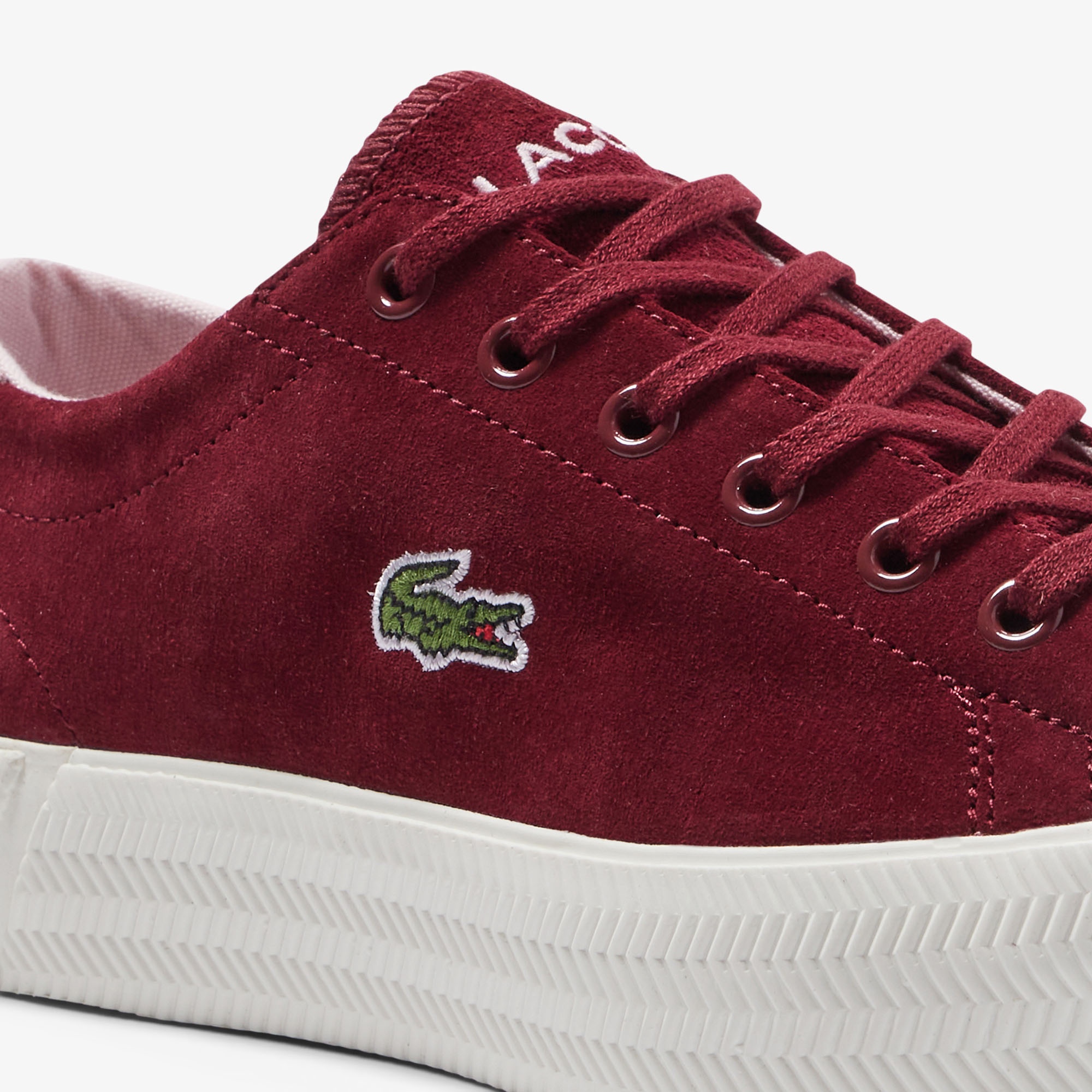 Lacoste Gripshot Kadın Bordo Sneaker