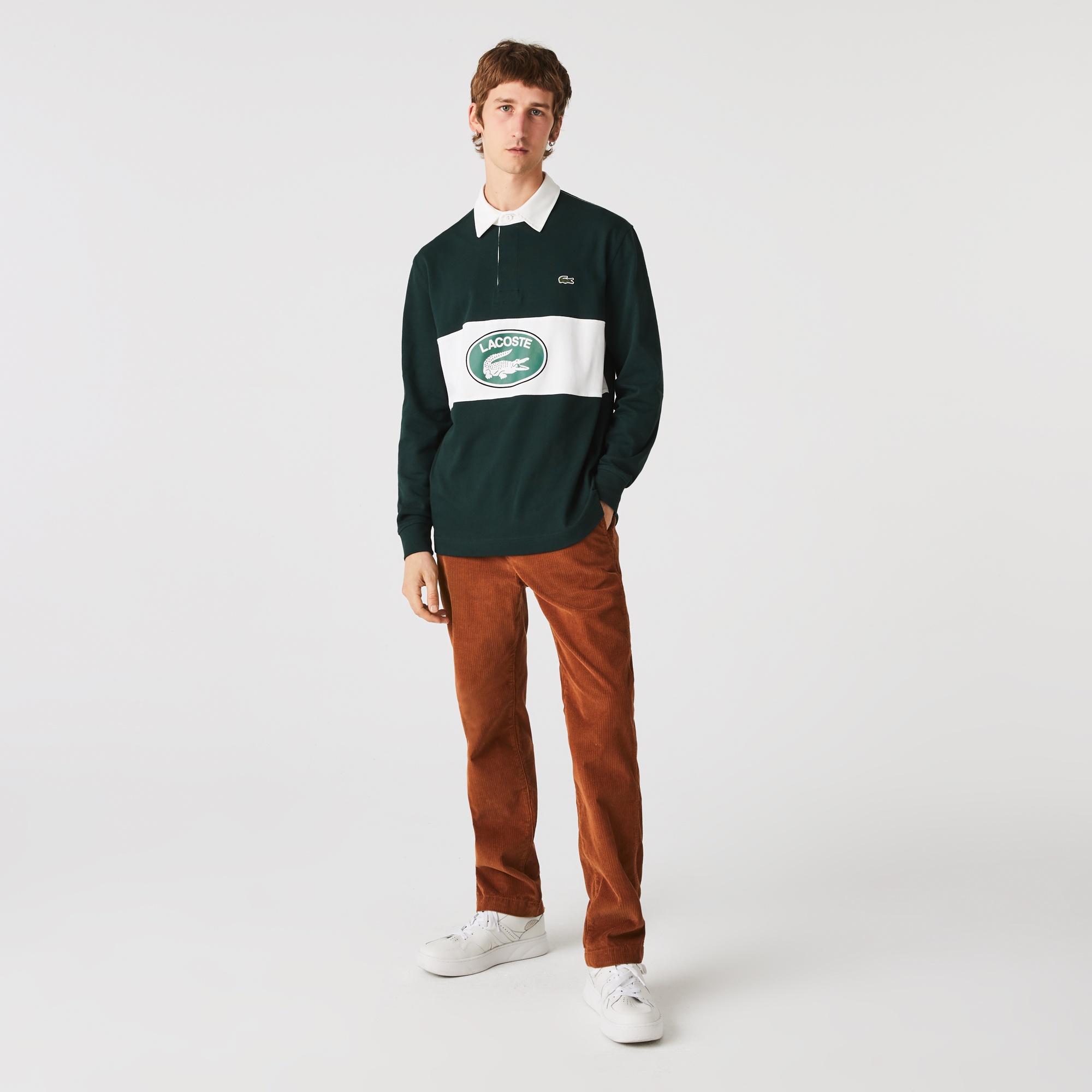 Lacoste Erkek Straight Fit Kahverengi Pantolon