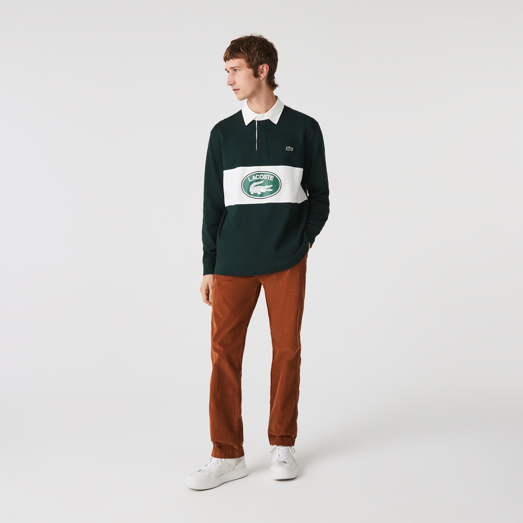 Lacoste Erkek Straight Fit Kahverengi Pantolon
