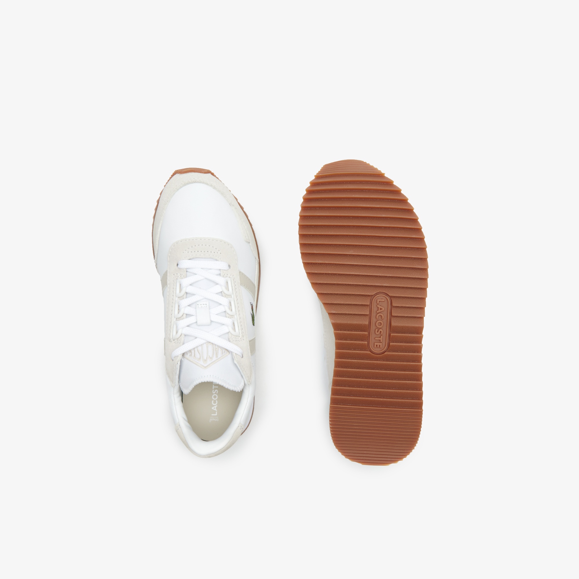 Lacoste Partner Retro Kadın Bej Sneaker