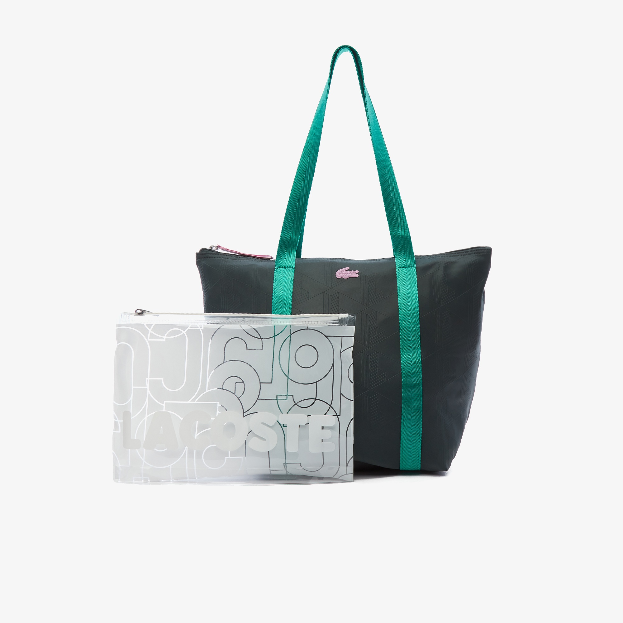 Lacoste Monogram Kadın Yeşil Omuz Çantası