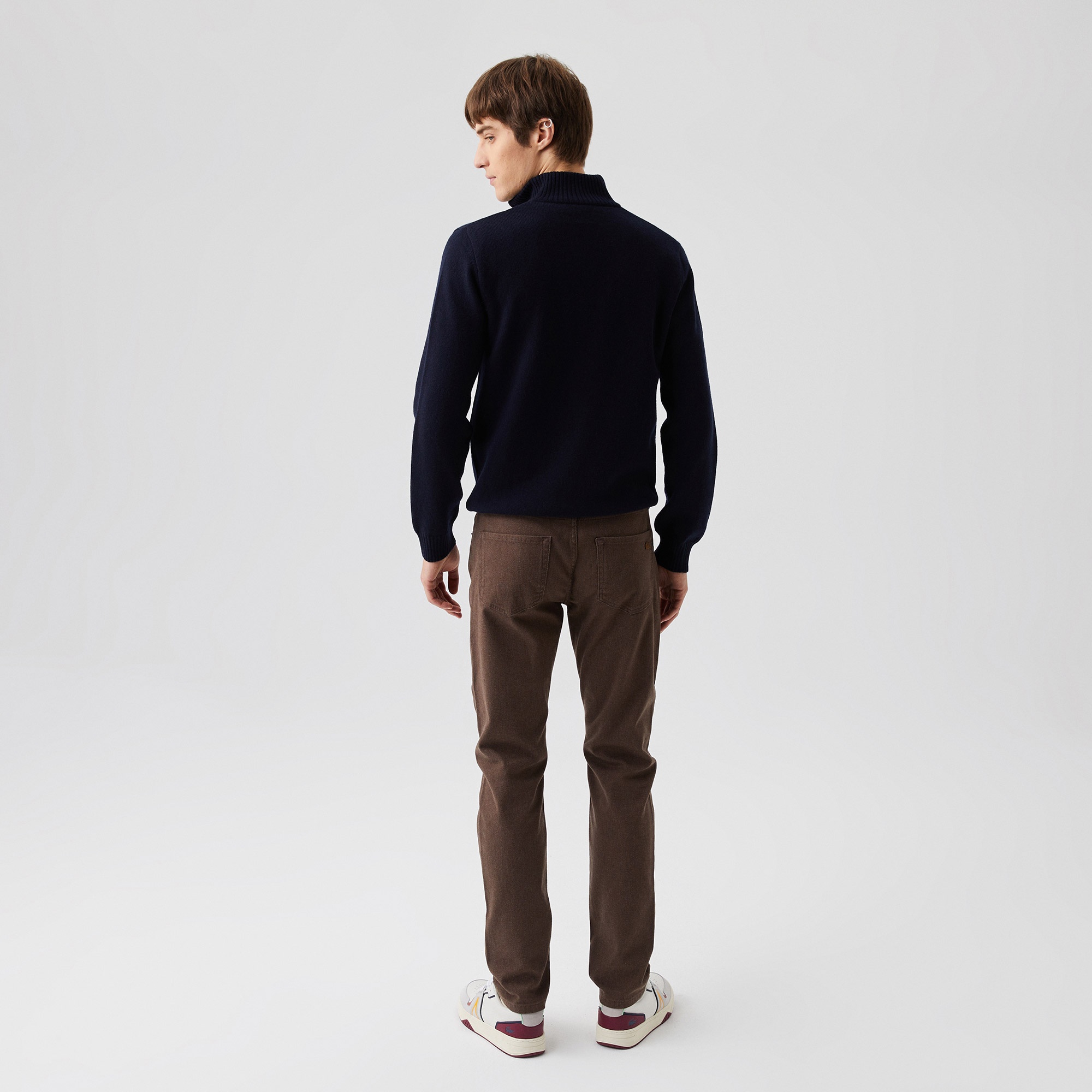 Lacoste Erkek Slim Fit Kahverengi Pantolon
