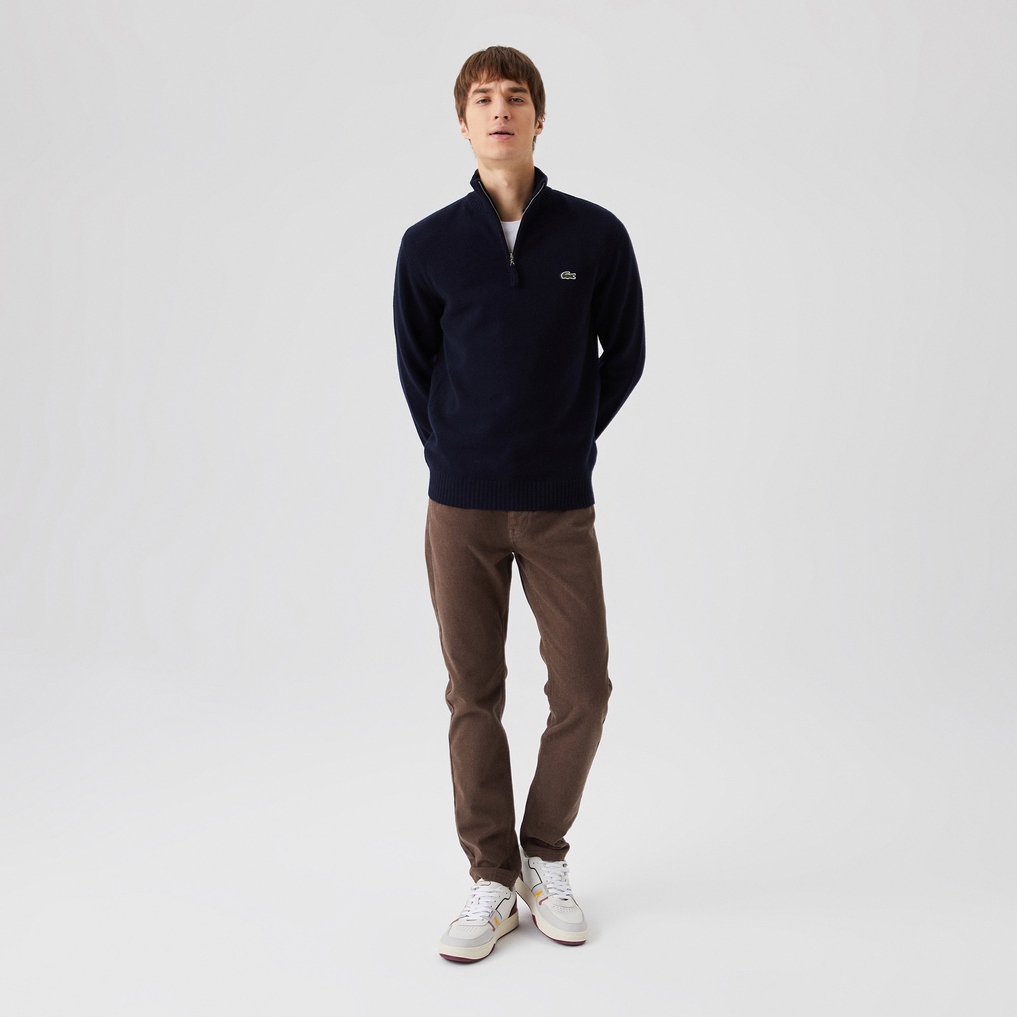 Lacoste Erkek Slim Fit Kahverengi Pantolon