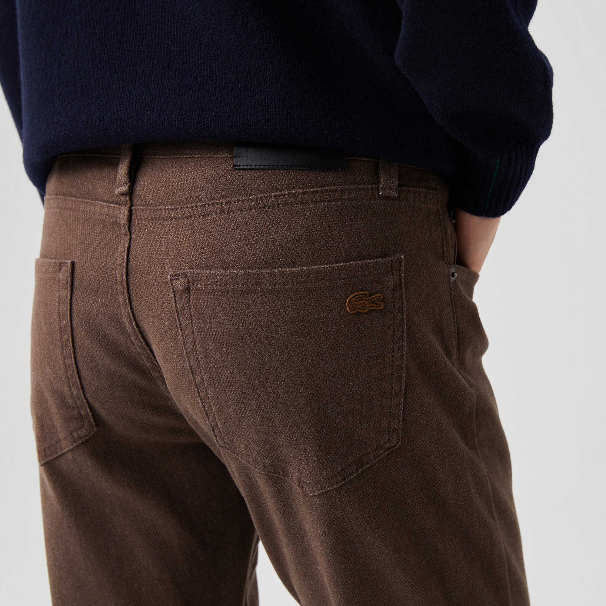 Lacoste Erkek Slim Fit Kahverengi Pantolon