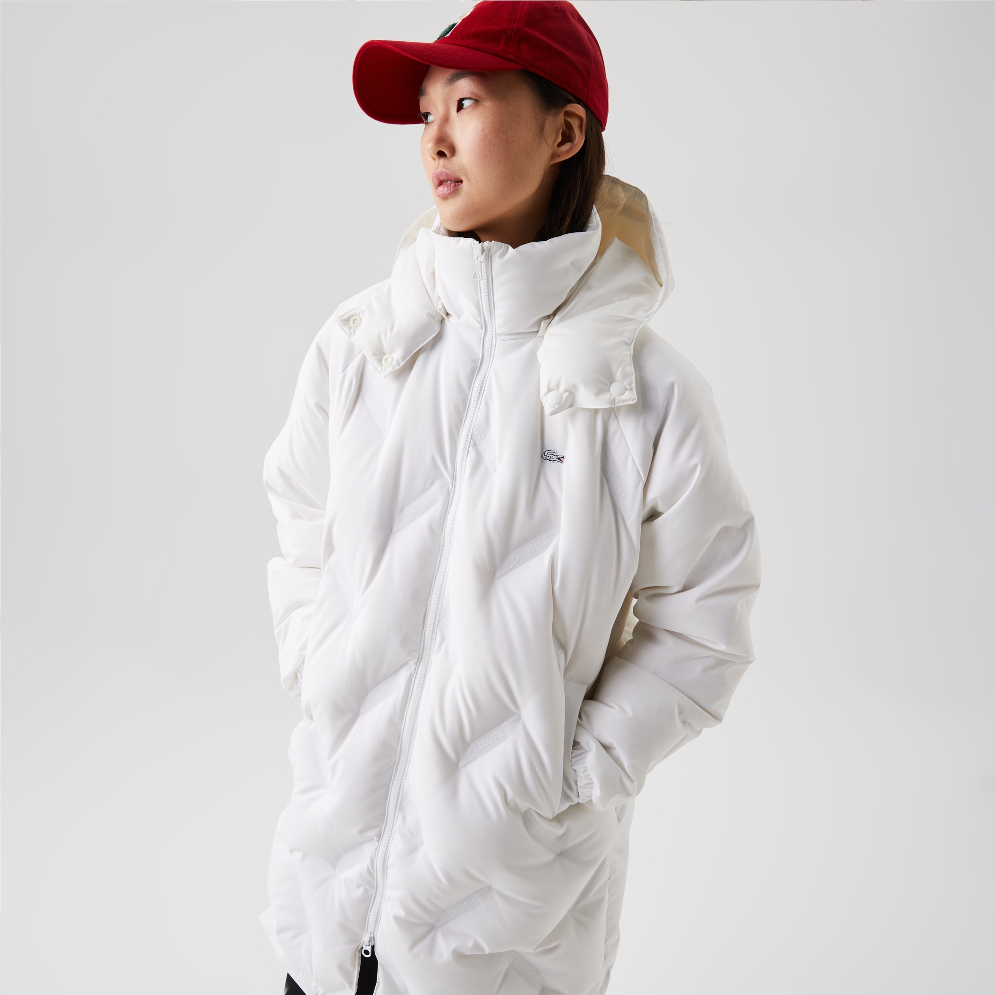 LABO ART ホワイトブルゾン Cura Closet ブルゾン アウター 「k.kozu73 select」ノーカラー