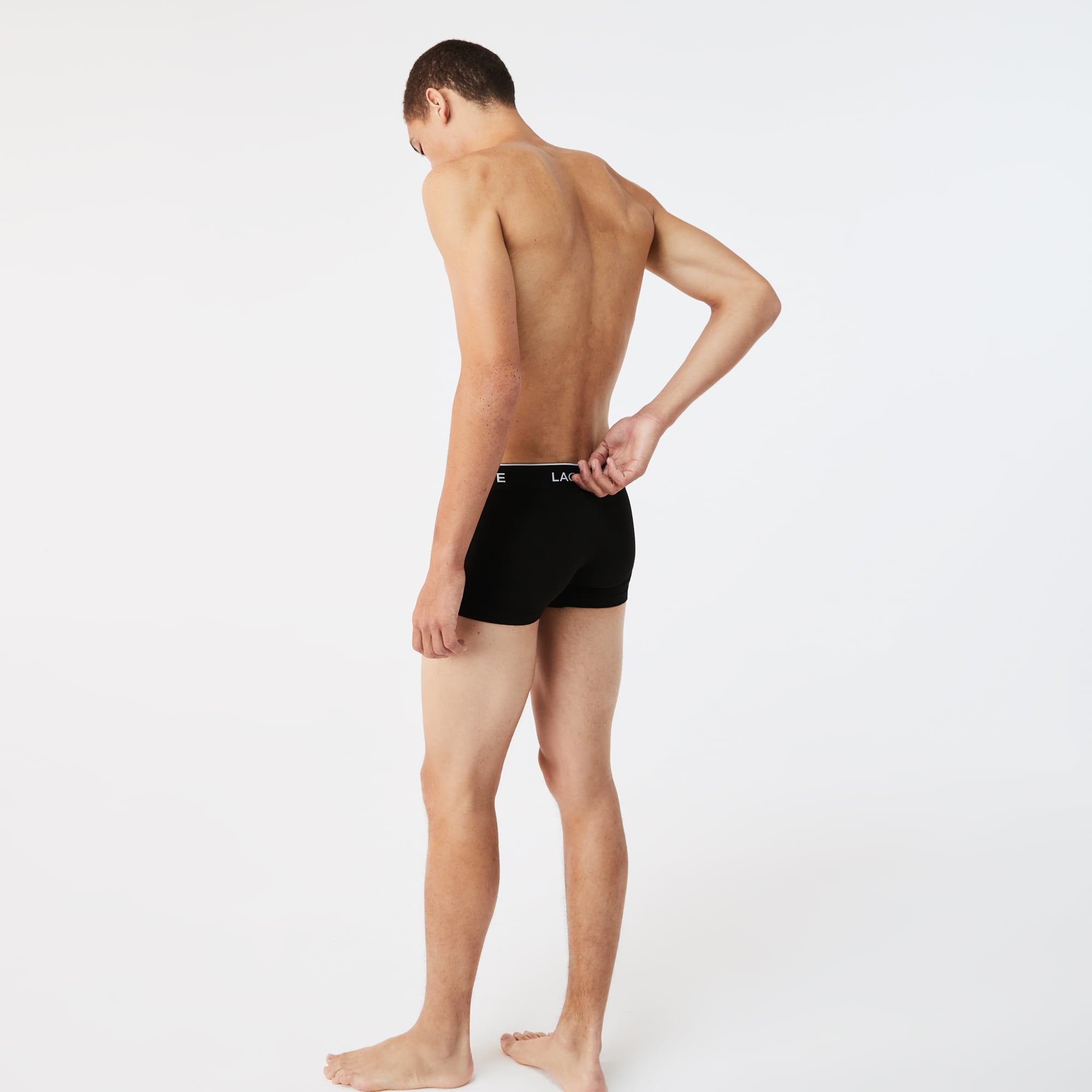 Lacoste Erkek 3'lü Renkli Boxer görsel 3