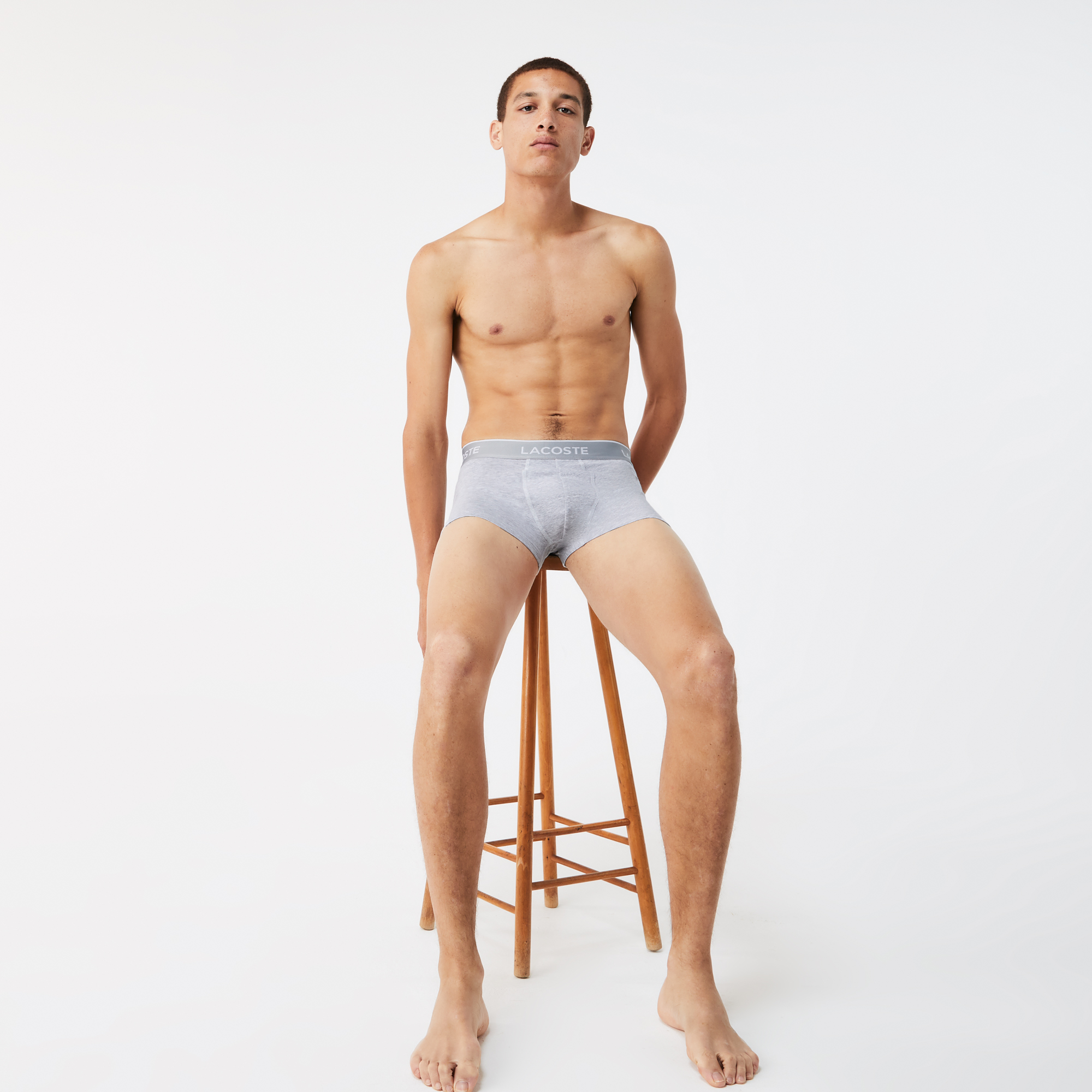 Lacoste Erkek 3'lü Renkli Boxer görsel 2