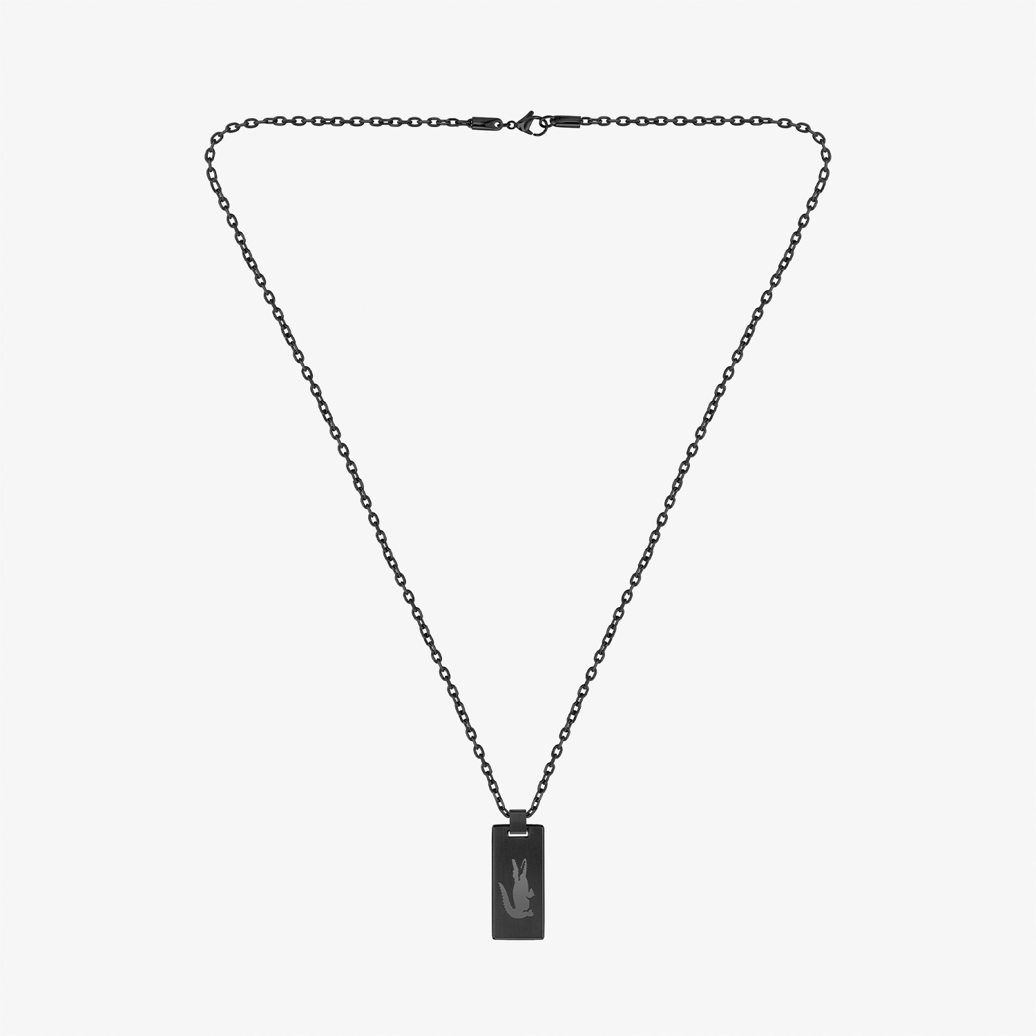 Lacoste Baseline Erkek Siyah Kolye