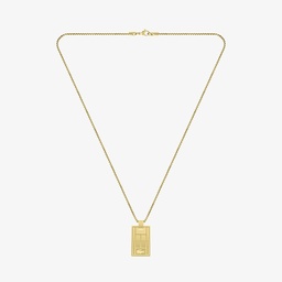 Lacoste Tennis Court Erkek Sarı Kolye Sarı