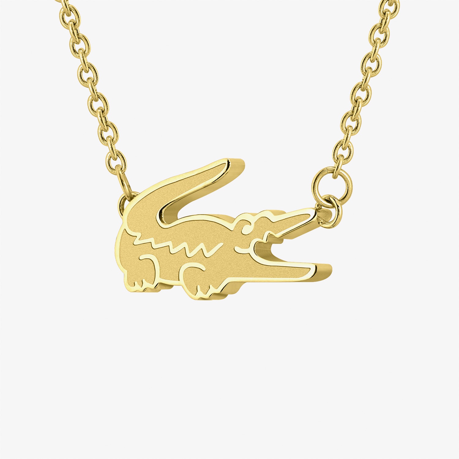 Lacoste Crocodile Kadın Sarı Kolye