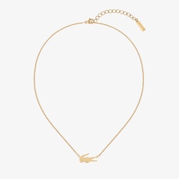 Lacoste Crocodile Kadın Gold Kolye Sarı