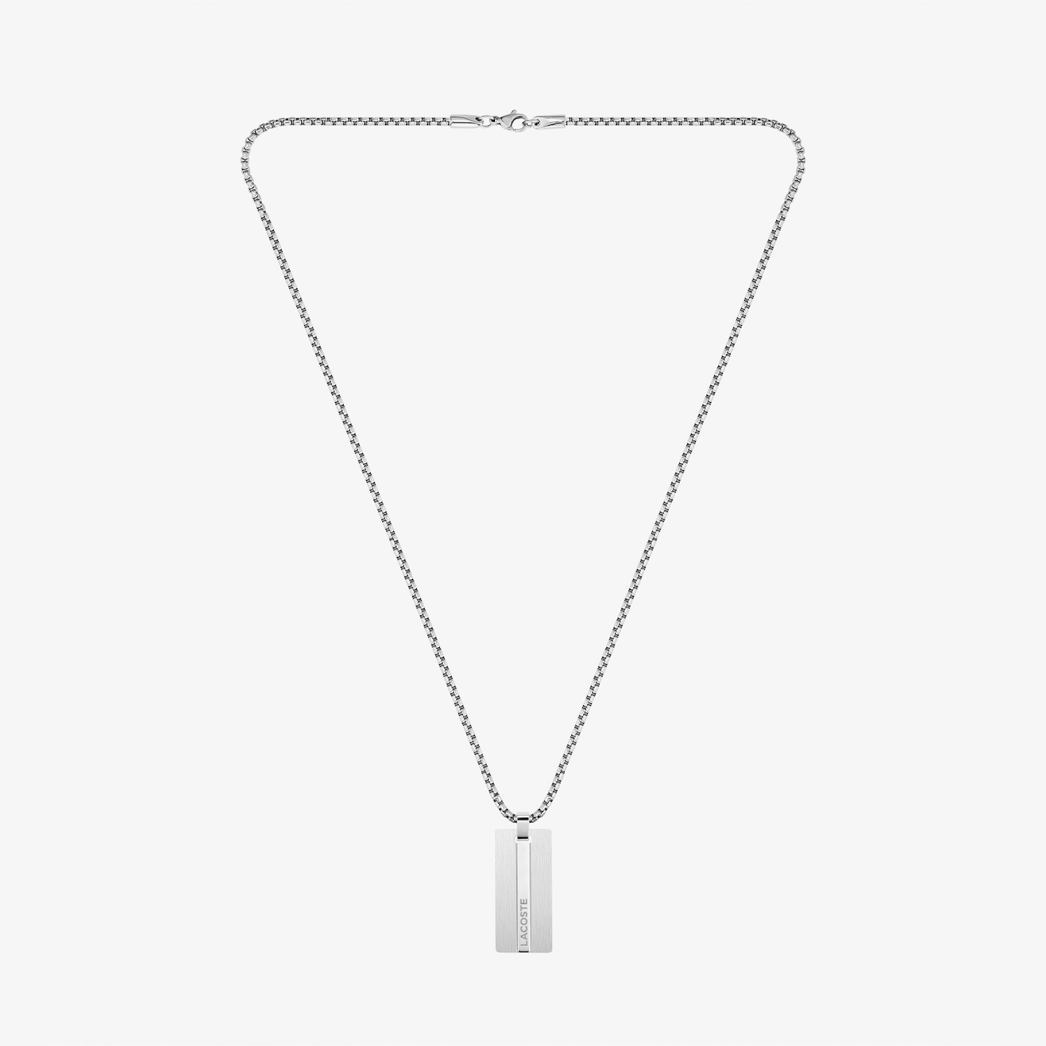Lacoste Adventurer Erkek Gri Kolye