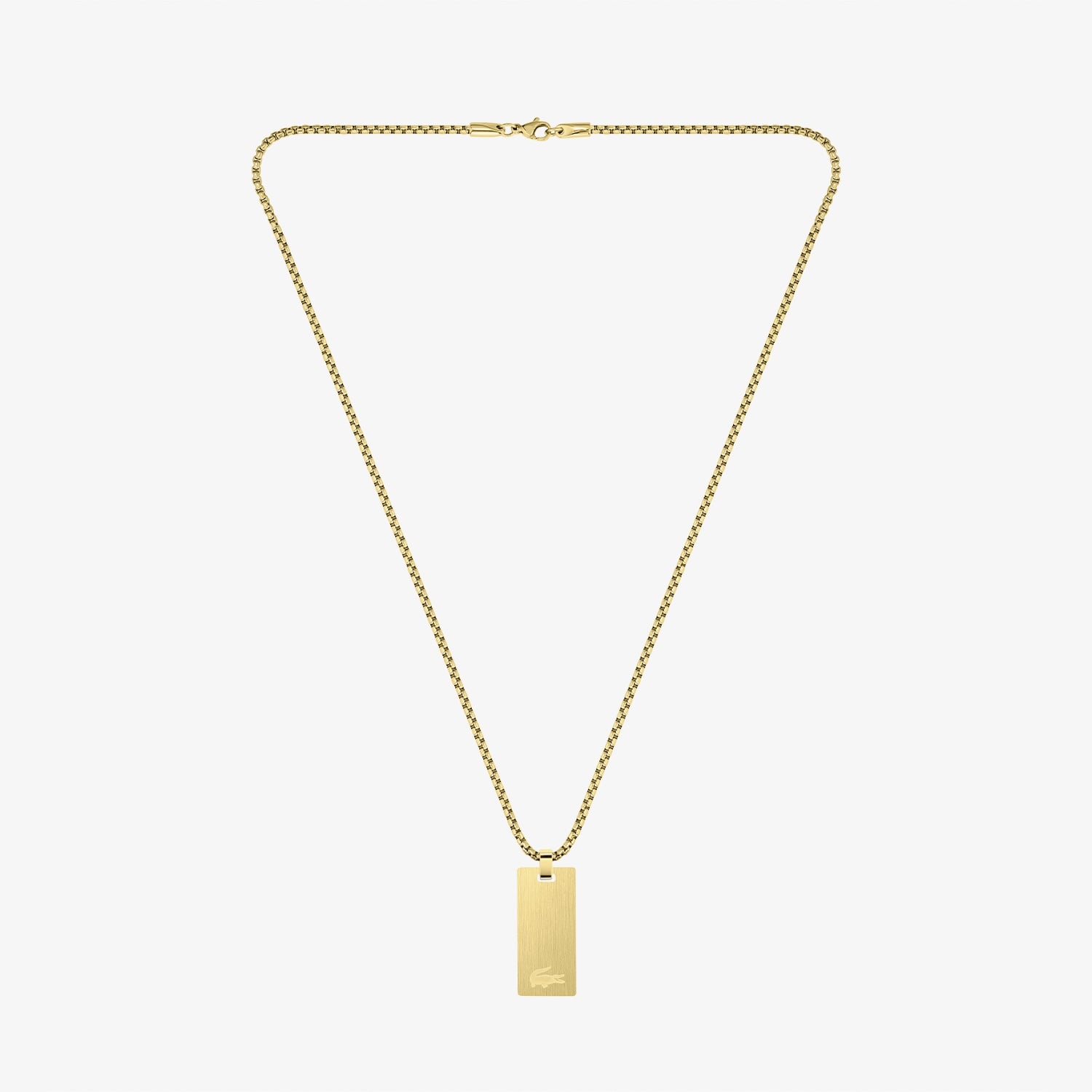 Lacoste Adventurer Erkek Sarı Kolye