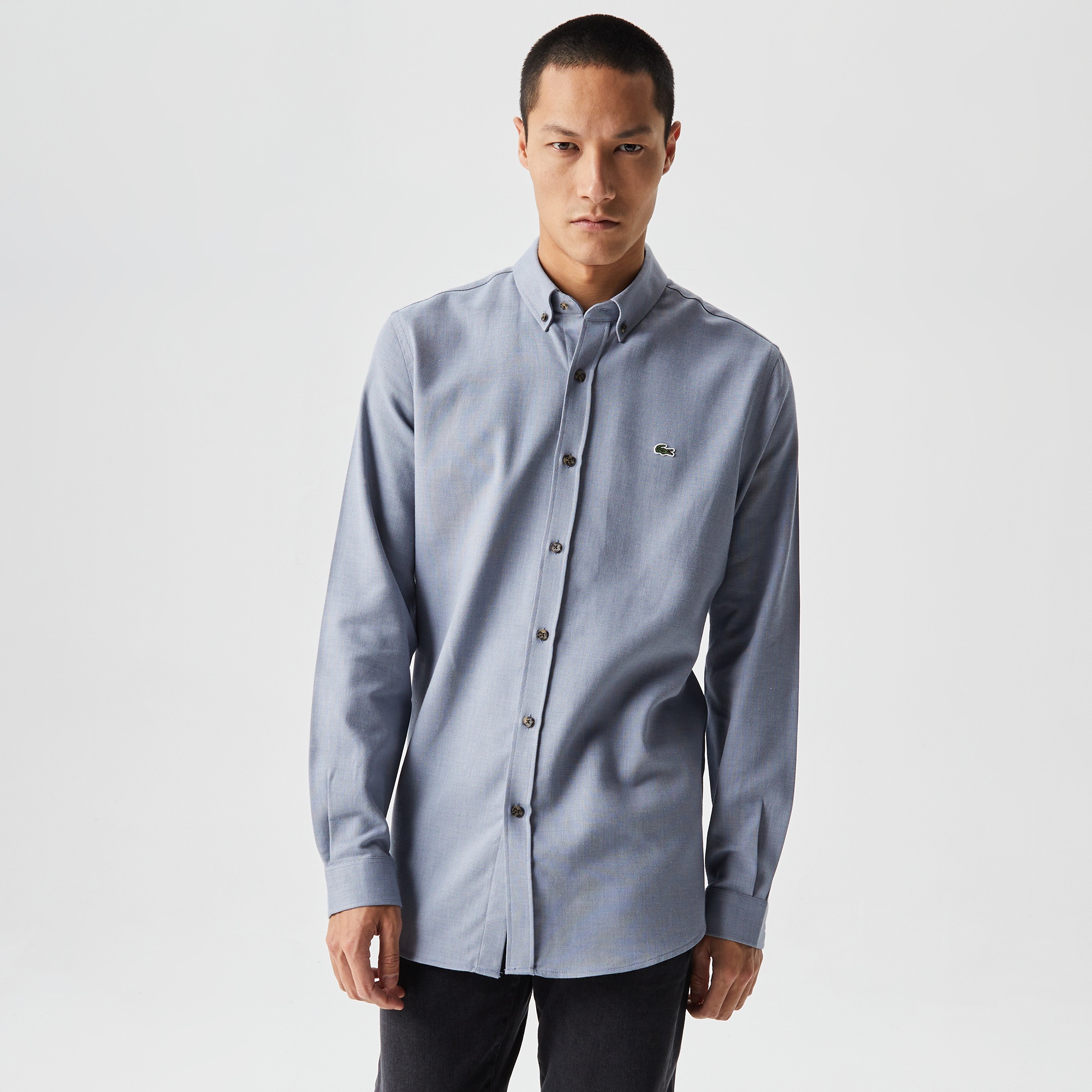 Lacoste Erkek Regular Fit Mavi Gömlek