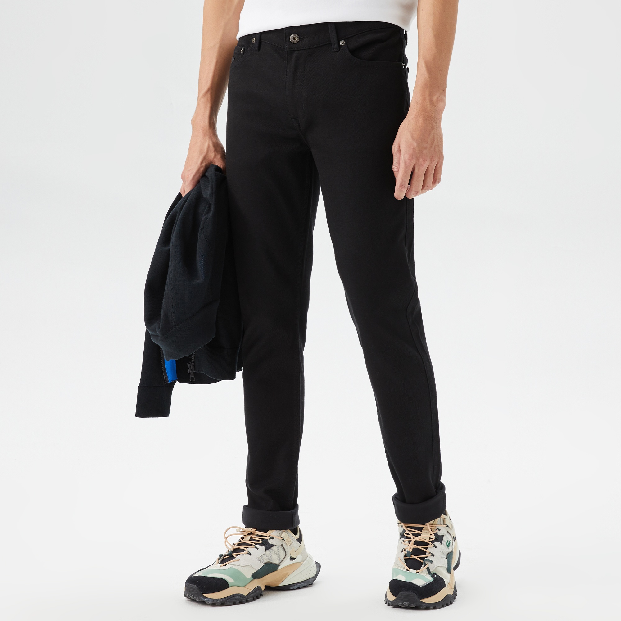 Lacoste Erkek Slim Fit Siyah Pantolon