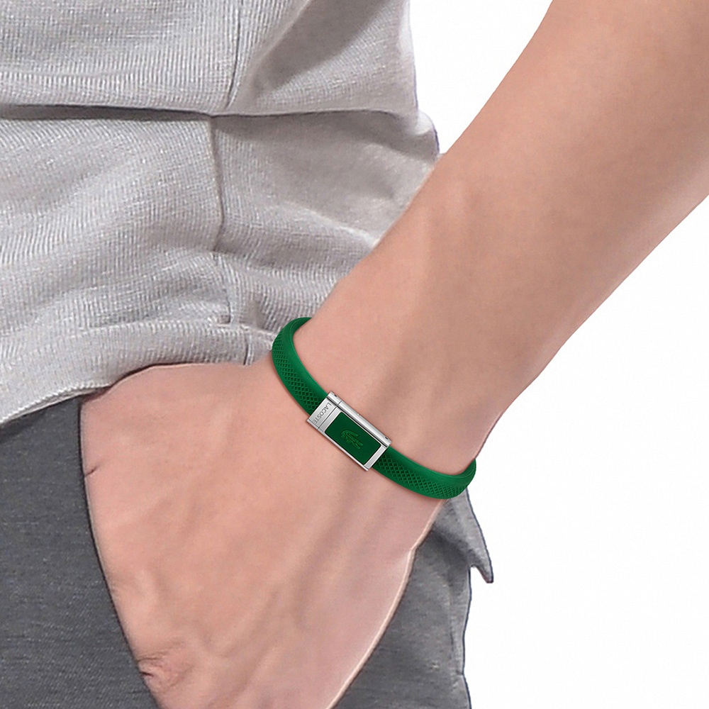Lacoste L.12.12 Erkek Yeşil Bileklik