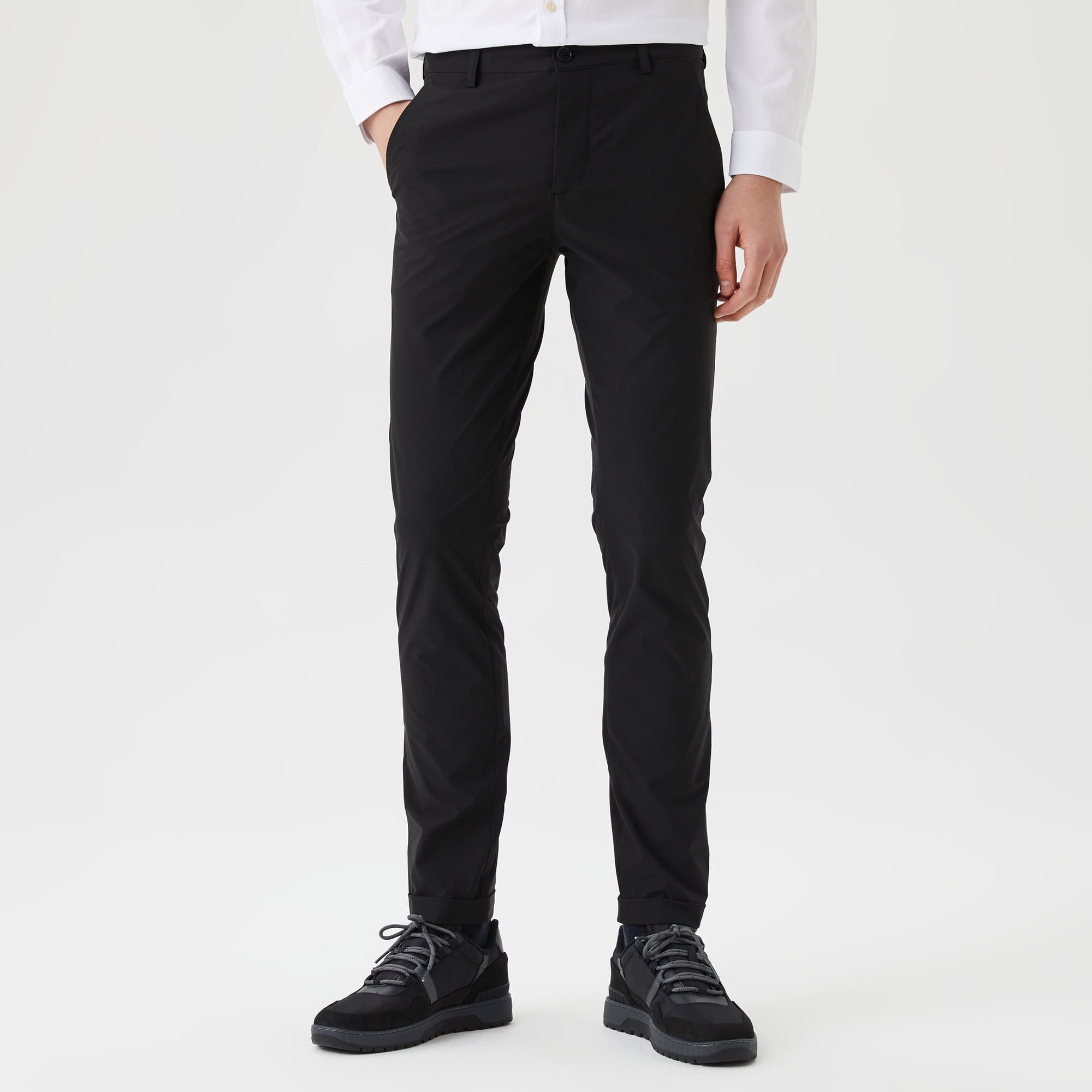 Lacoste Erkek Slim Fit Chino Siyah Pantolon